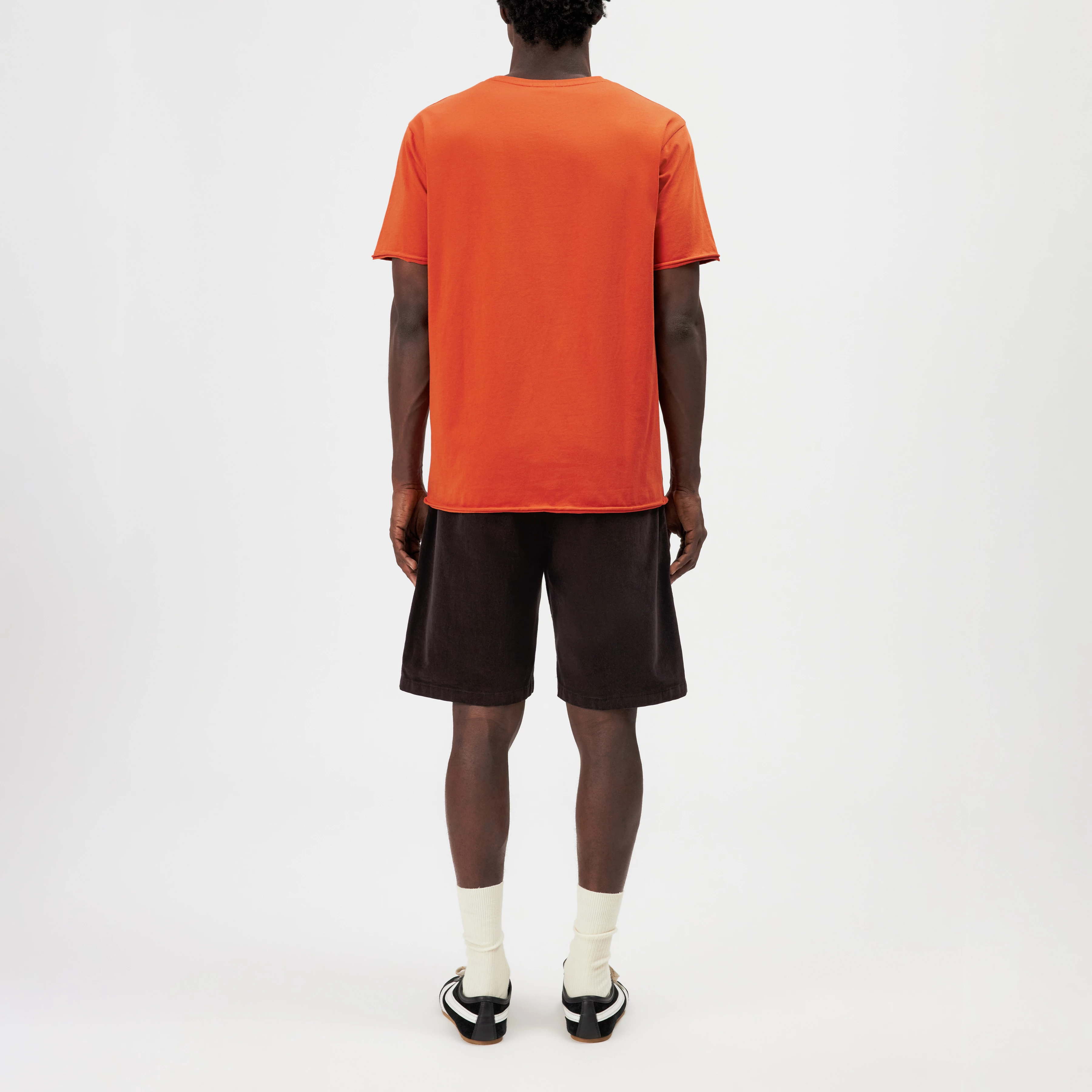 KENDRICK_2 - T-shirt in pure cotton - men - orange - Rückansicht