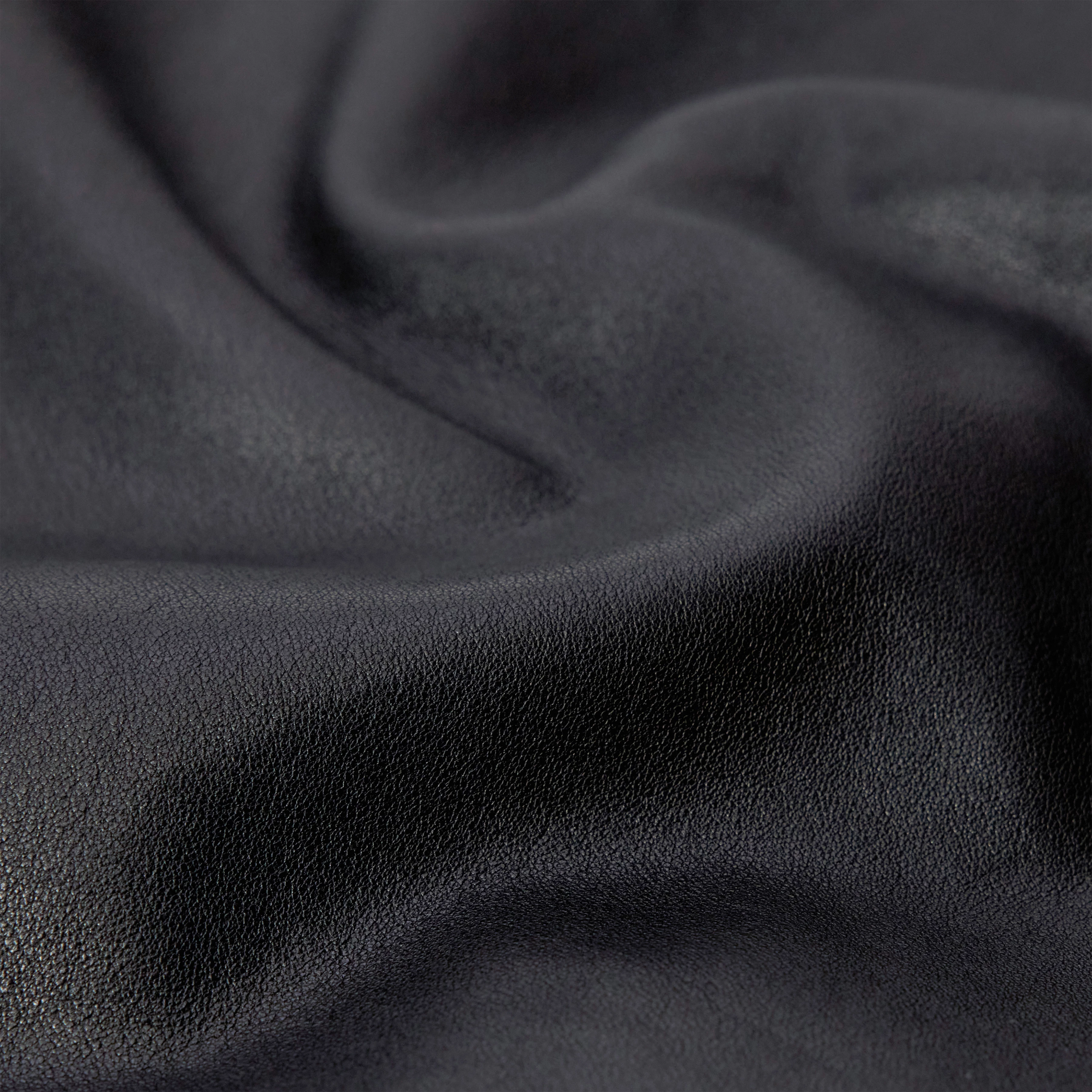 MAKONA - Indoor jacket in leather - men - Natural Aluminium - Materialbild (B2C)