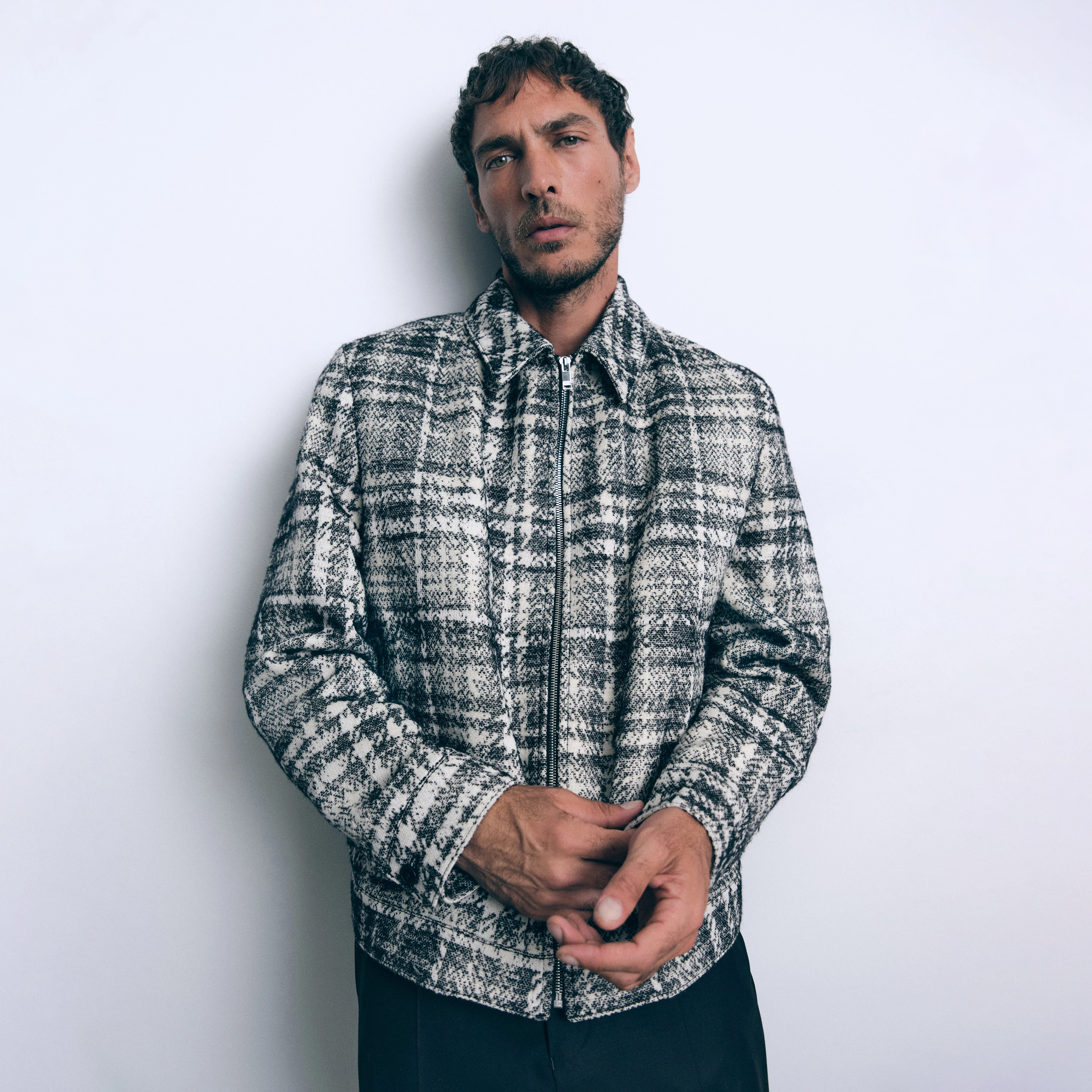 RIKKA_2 - Jacke in Jacquard - Herren - off white