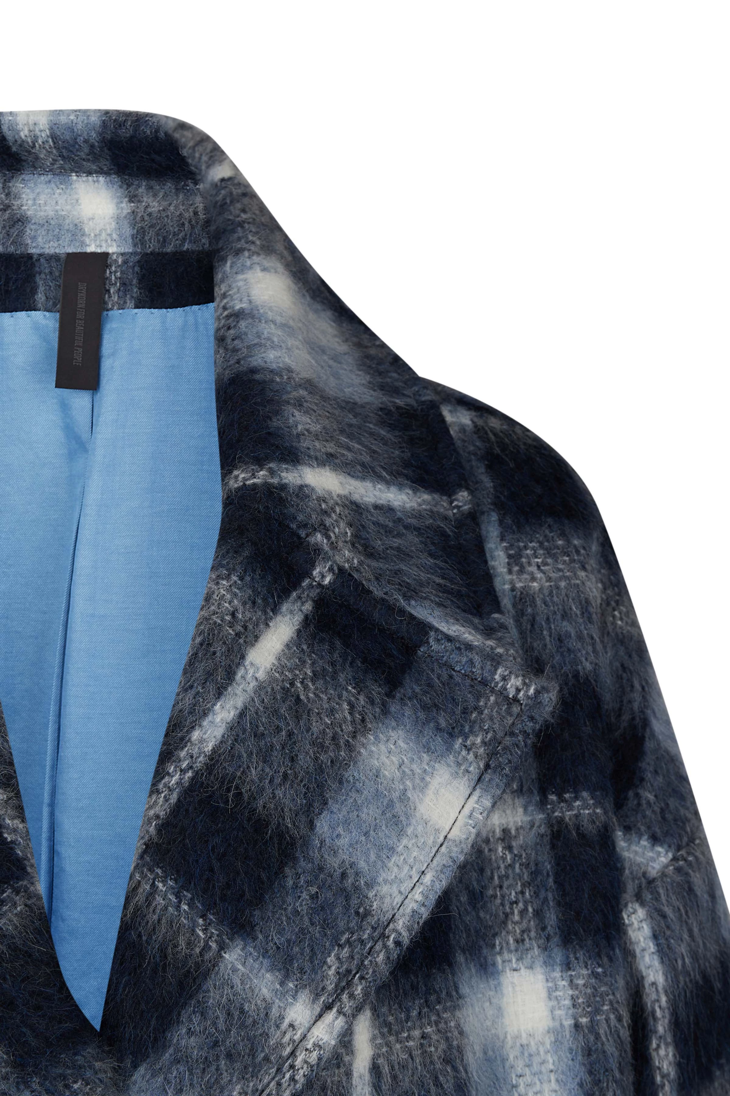 RUNCOM - Cabanjacke in Alpaka-Mischung - Damen - blau - Freisteller Detailansicht