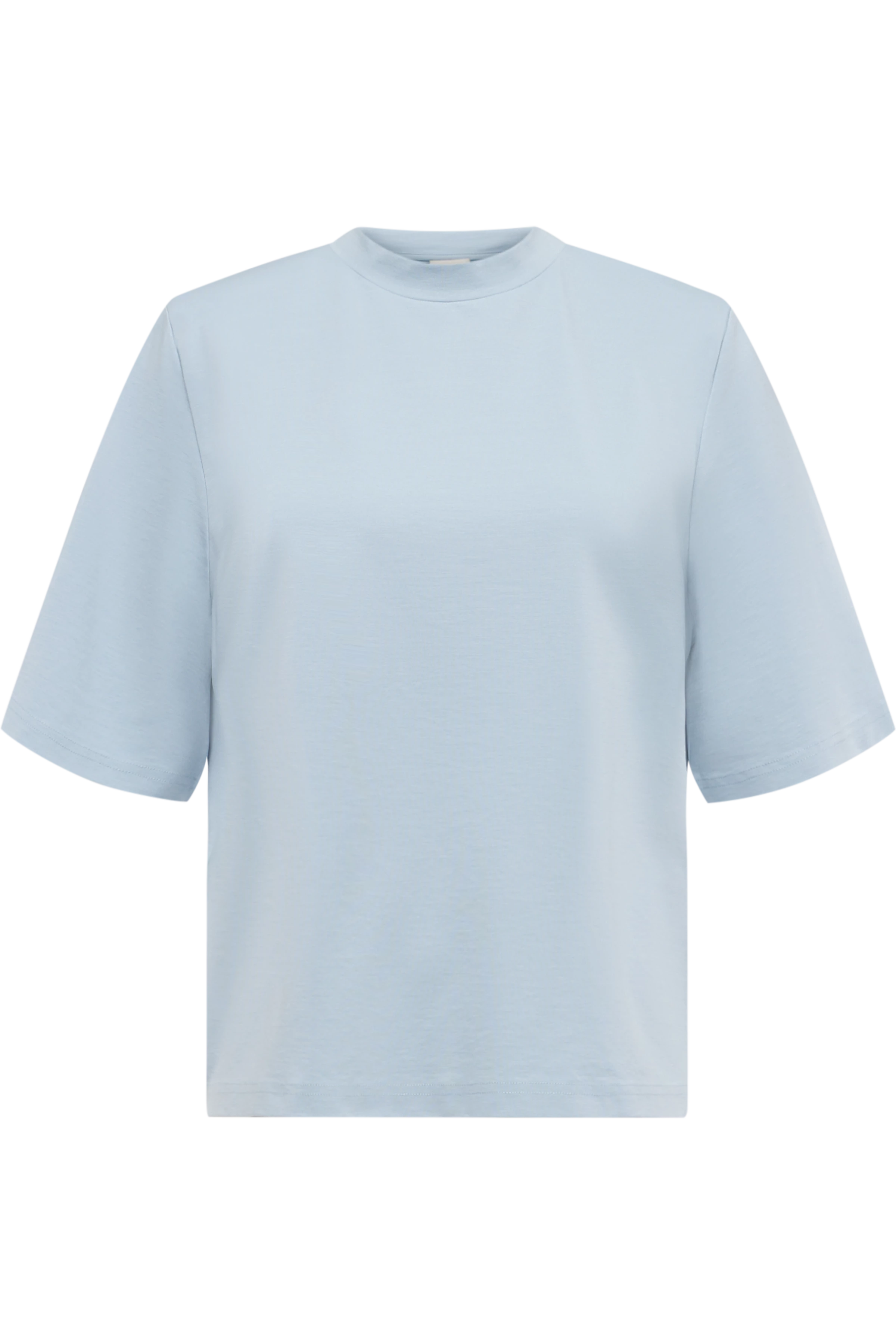 TADURA - T-Shirt in Lyocell-Mix - Damen - blau - Freisteller Frontansicht