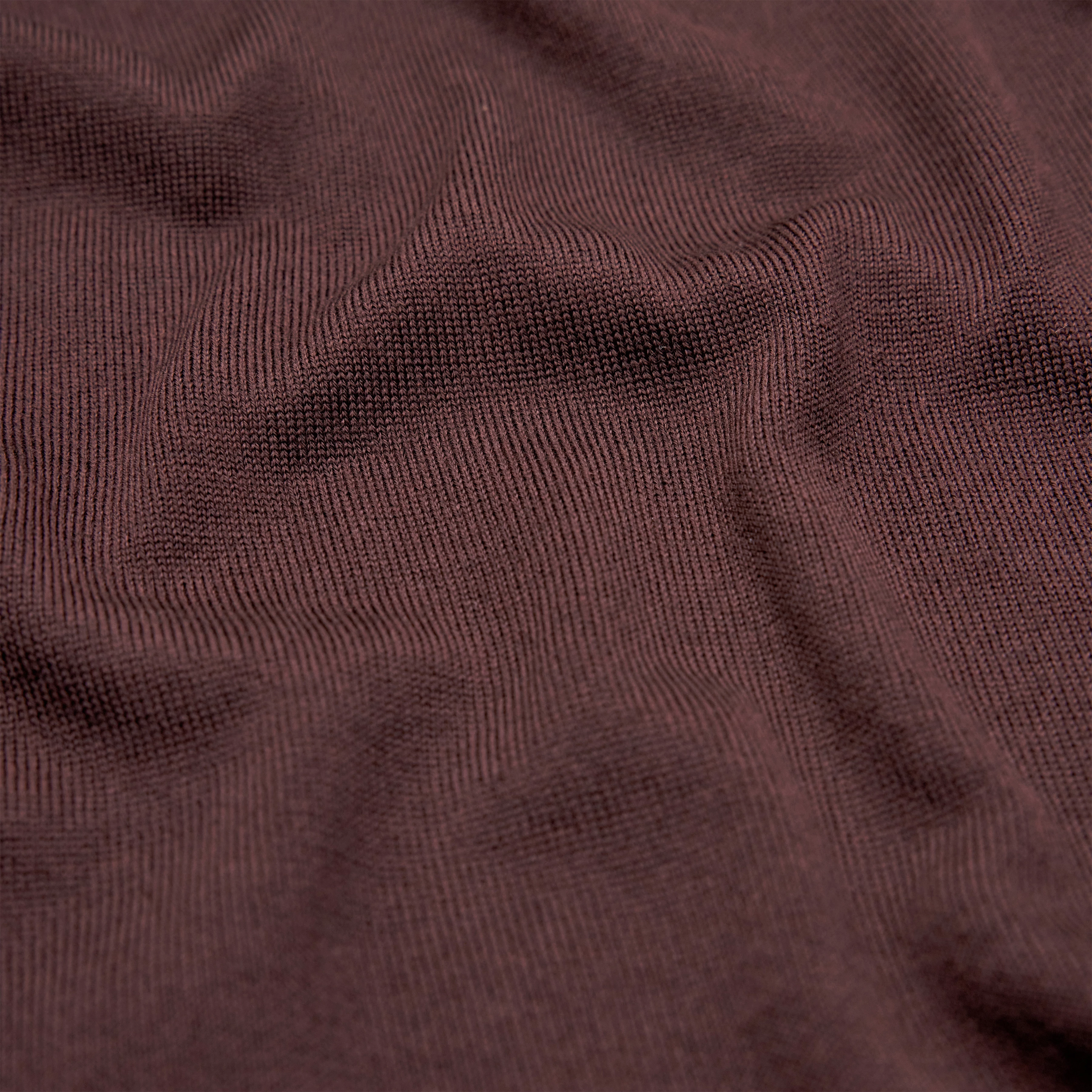 RIKONO - Strickpullover in feiner Merinowolle - Herren - rot - Materialbild (B2C)