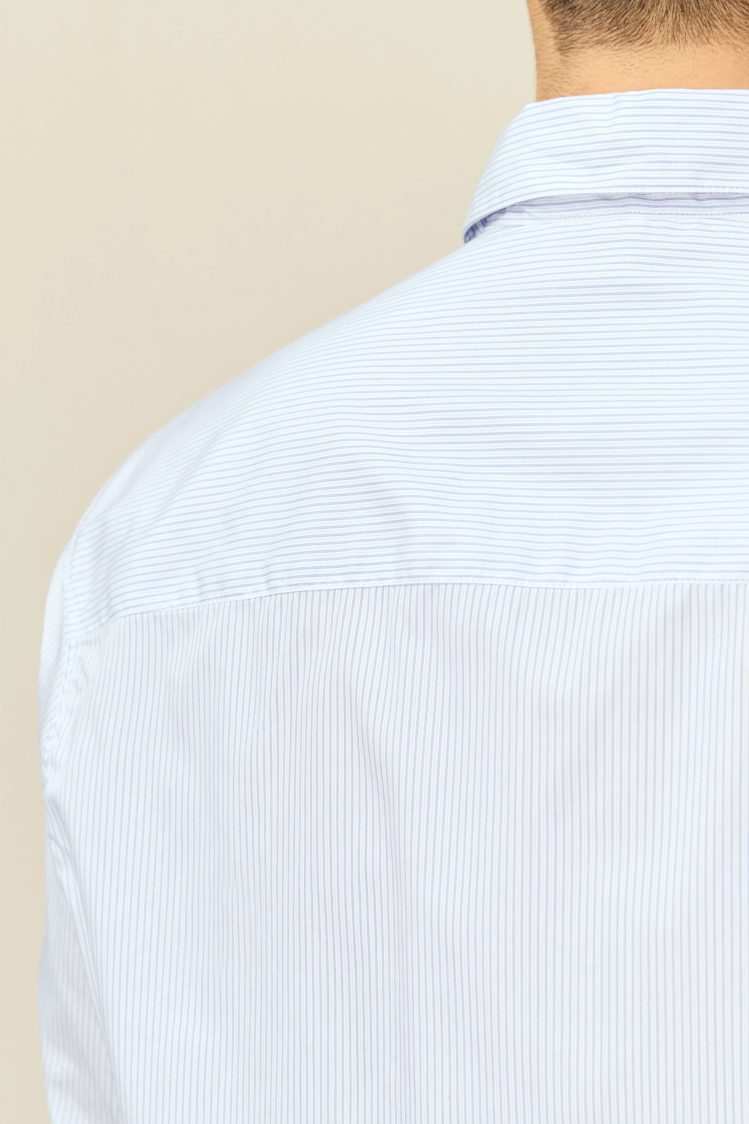 RAMIS - Regular Fit Hemd mit Streifendessin - Herren - blau - Seitenansicht