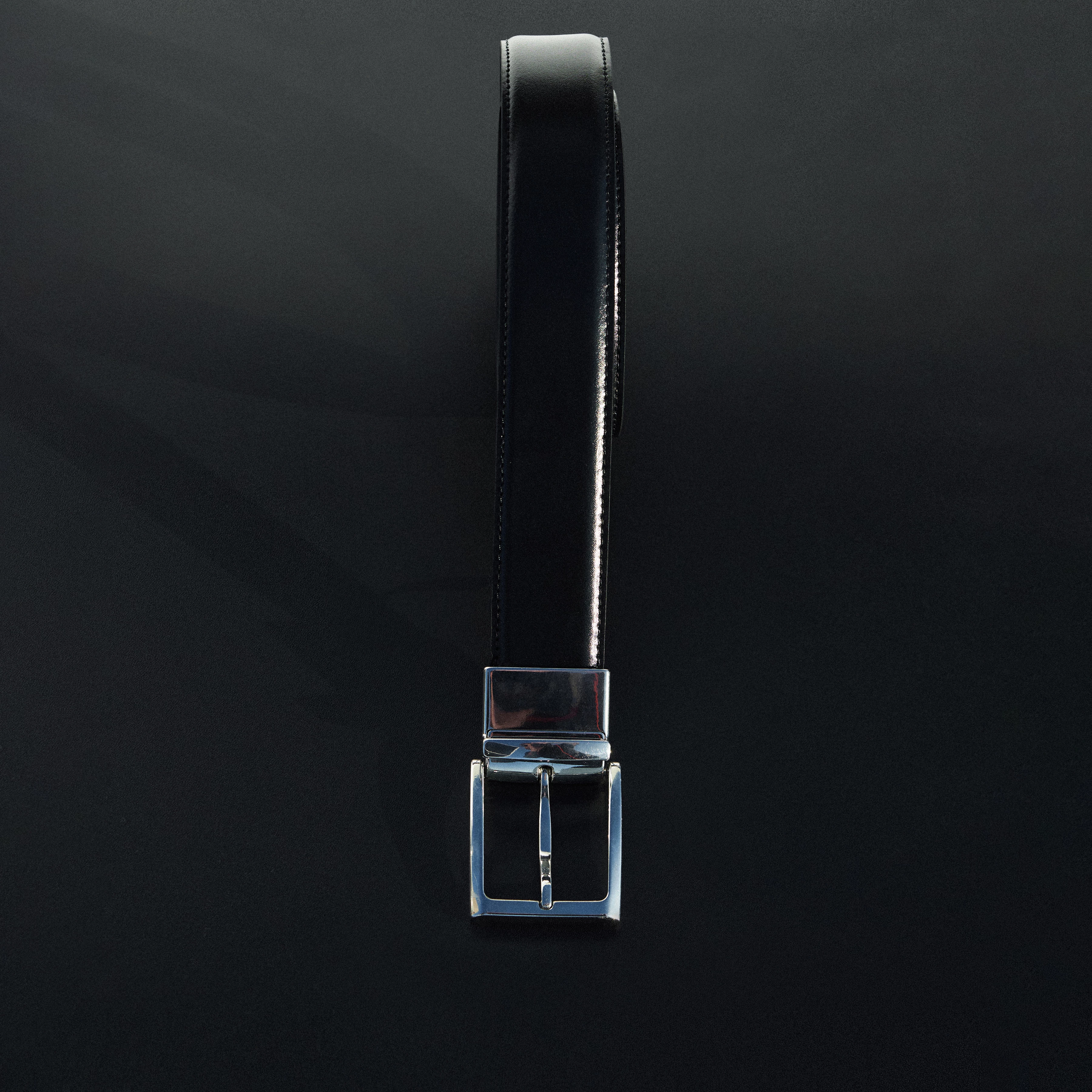 RABBON - Leather belt - unisex - black