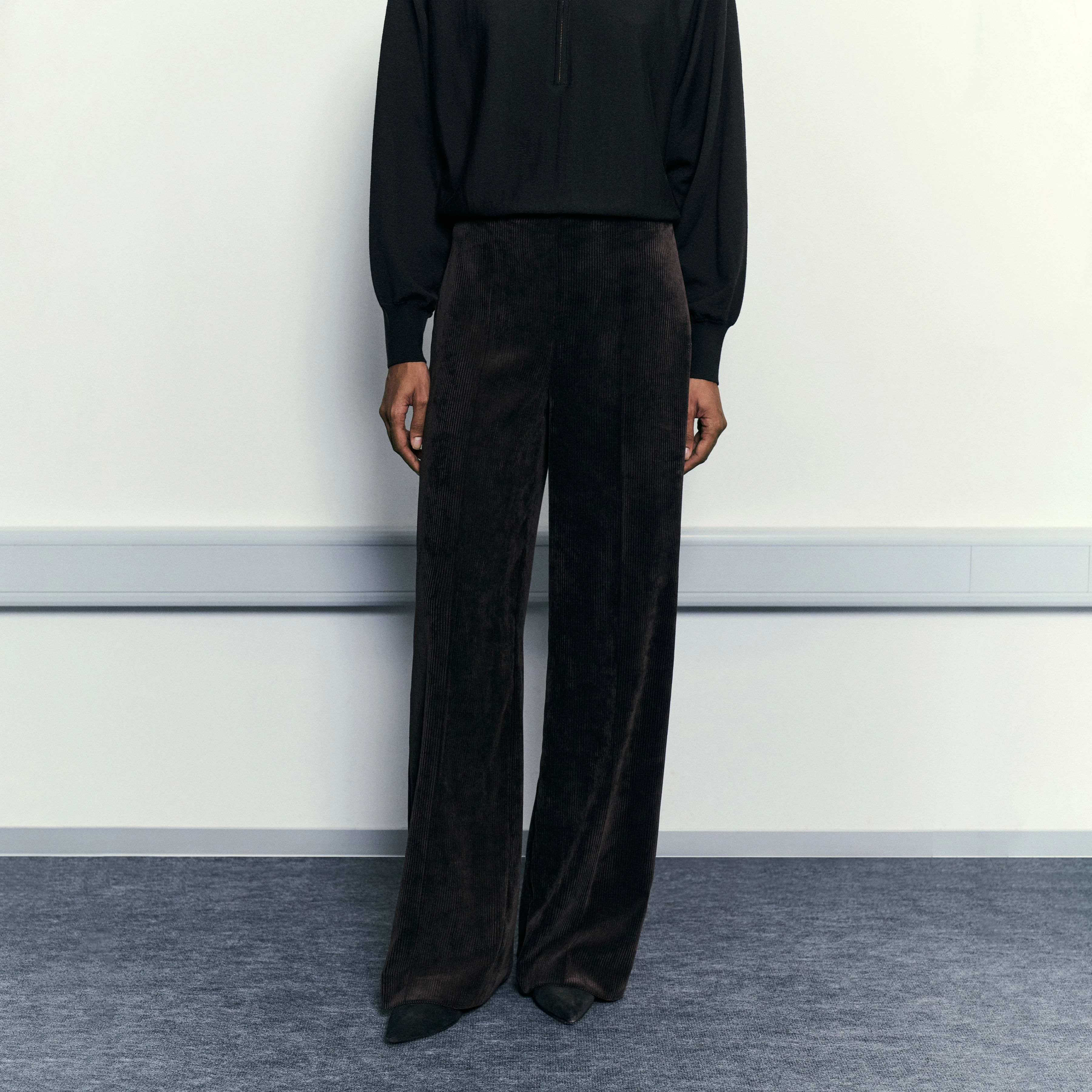BEFORE - Pantalon en velours côtelé. - women - marron