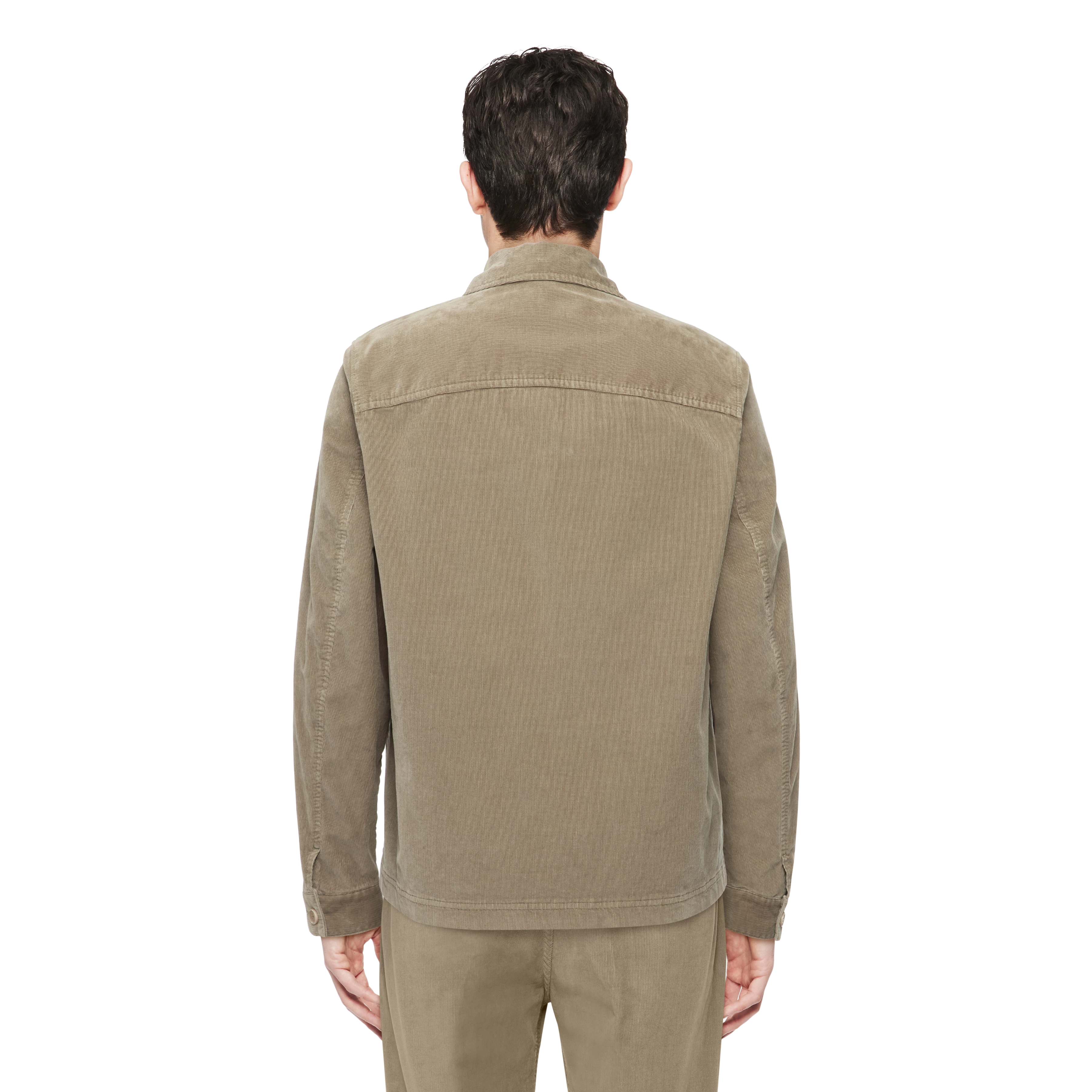 JERSON - Jacket in corduroy - men - brown - Rückansicht