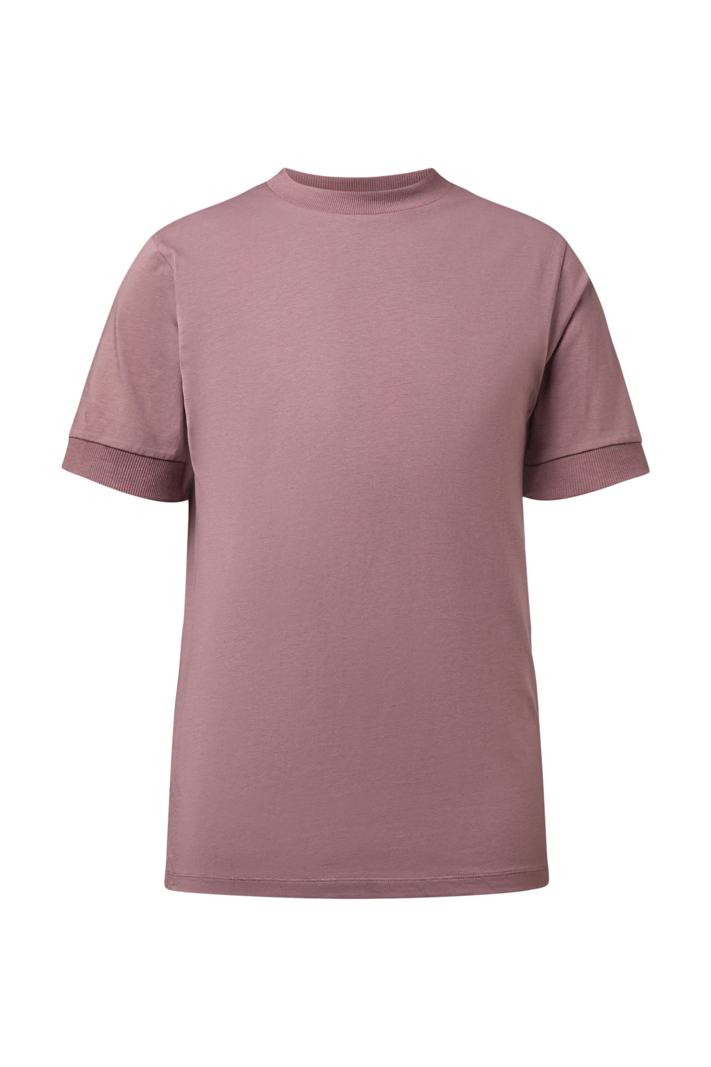 ANTON - Fitted T-shirt i bomuld - men - rød - Freisteller Frontansicht