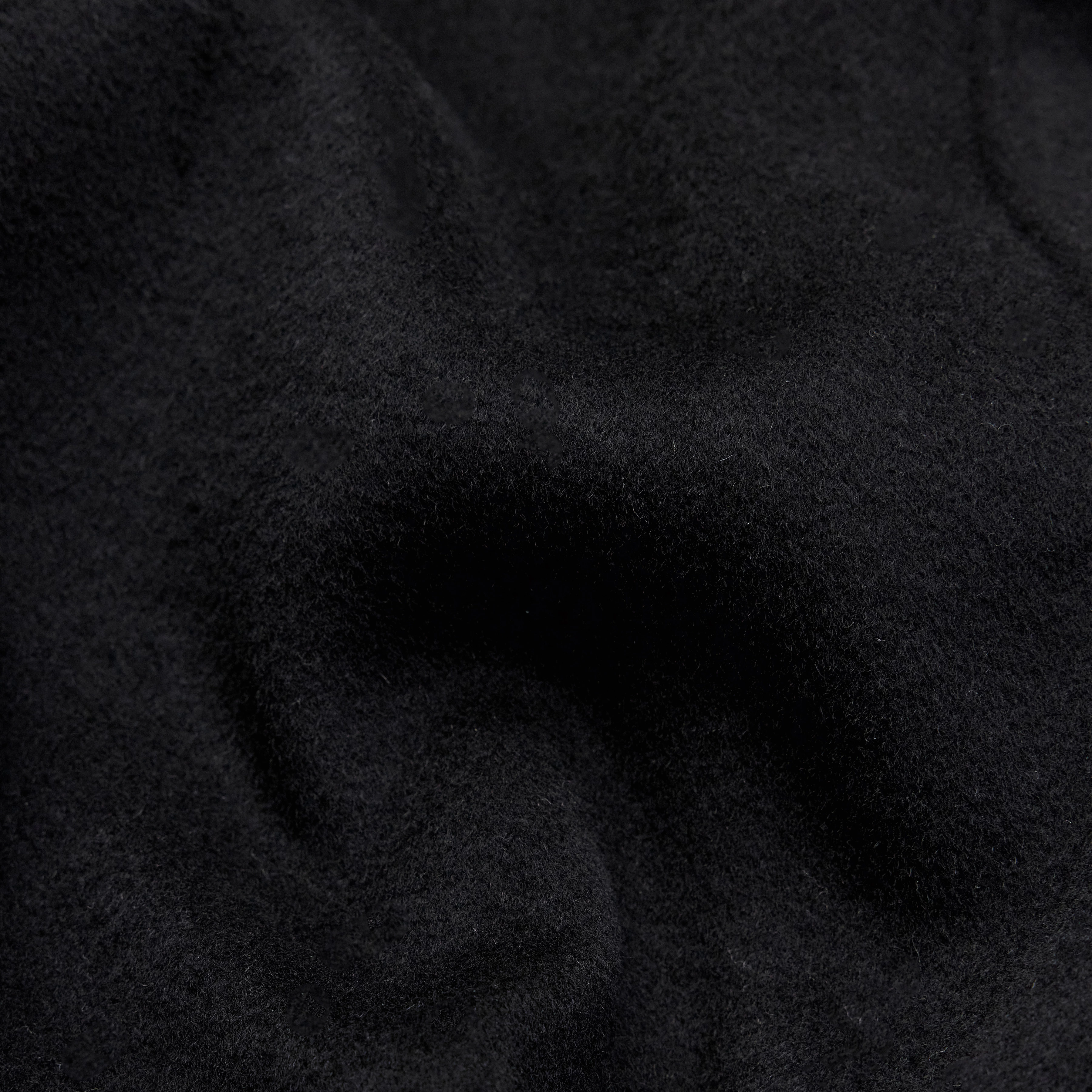 BUDBY_2 - Hüllenmantel mit Bindegürtel in Woll-Doubleface - Damen - schwarz - Materialbild (B2C)