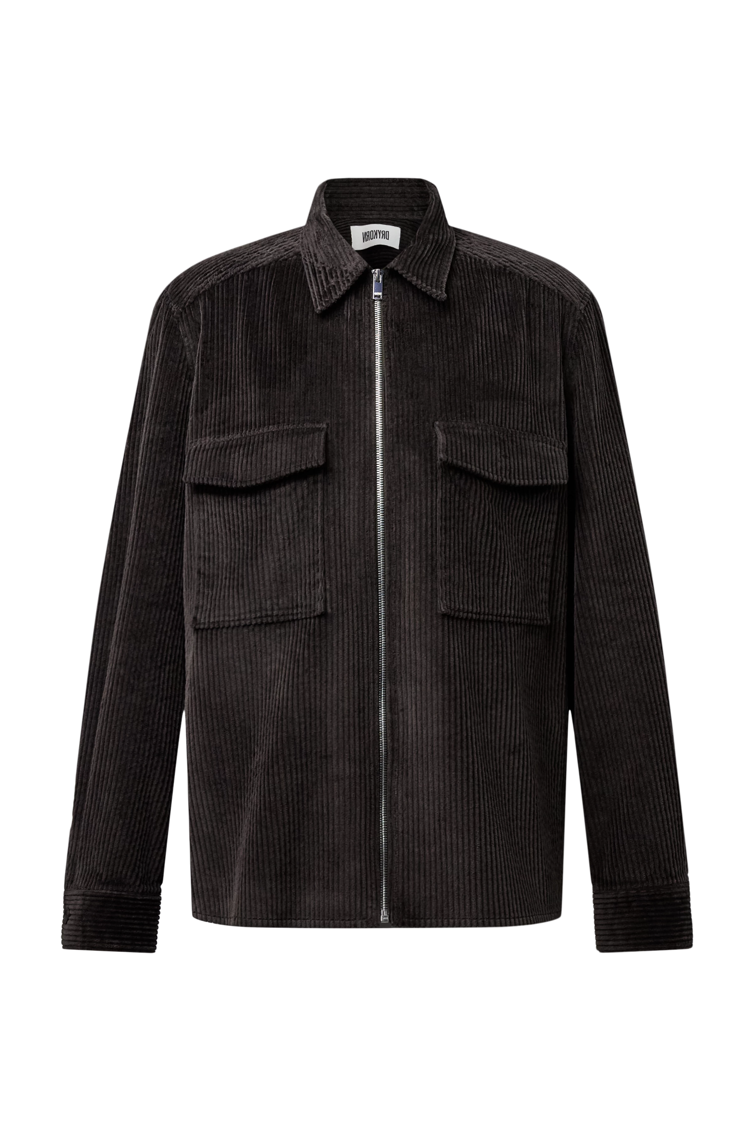 GUNRAY_Z - Relaxed Fit Overshirt in Breitcord - Herren - braun - Freisteller Frontansicht