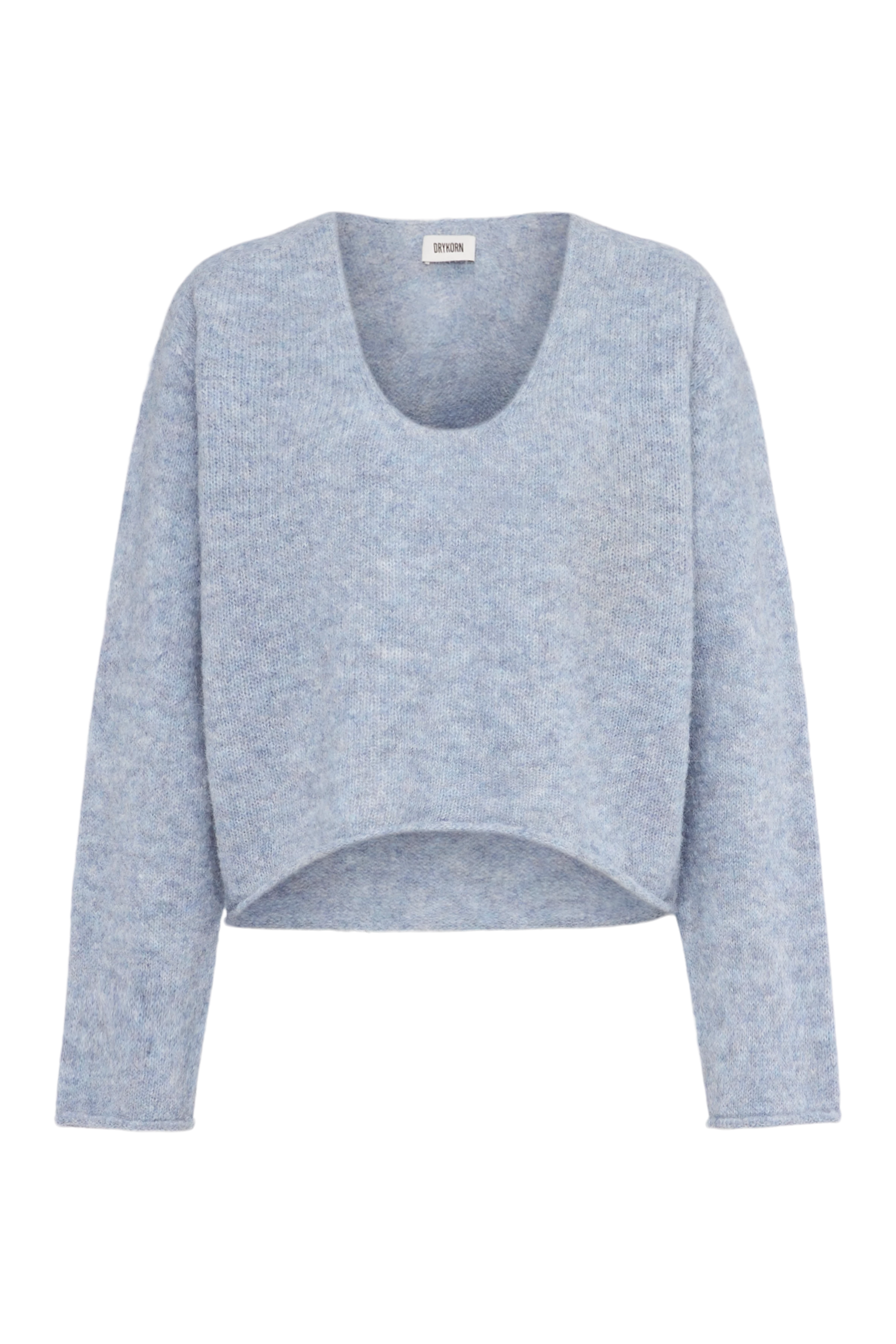 SOMAIJA - Oversized jumper in luxurious alpaca blend - women - blue - Freisteller Frontansicht