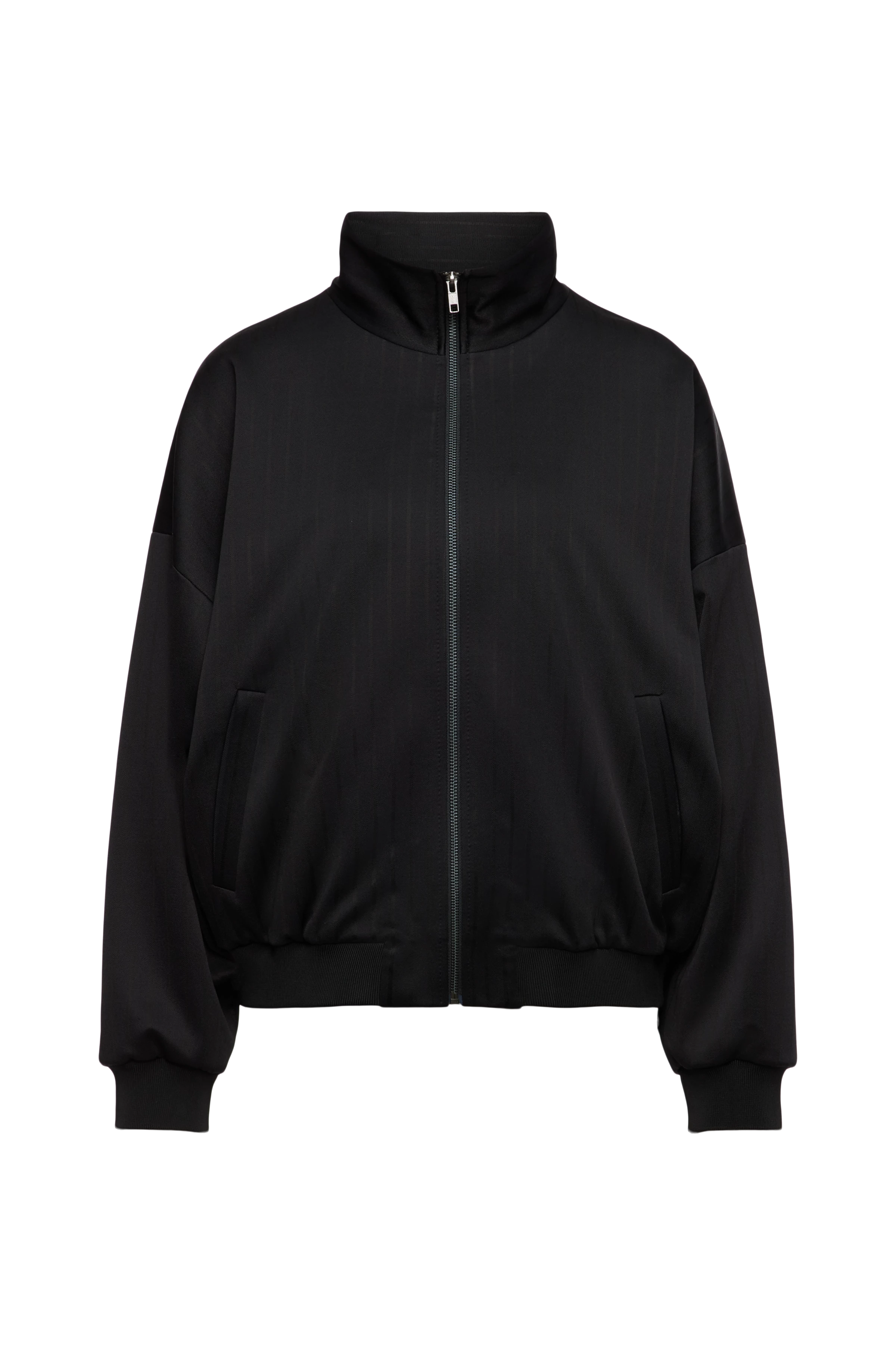 EYAM - Trackjacke in Viskose-Mix - Damen - schwarz - Freisteller Frontansicht