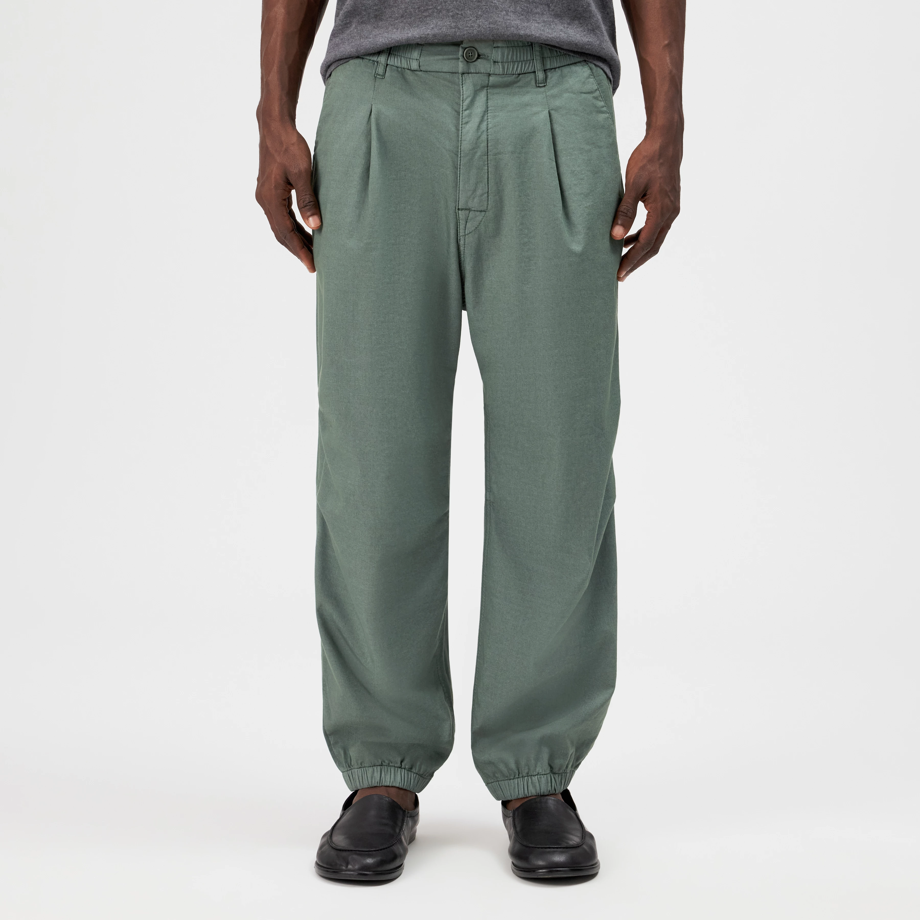 Men casual pants LIROG_C in grey from DRYKORN