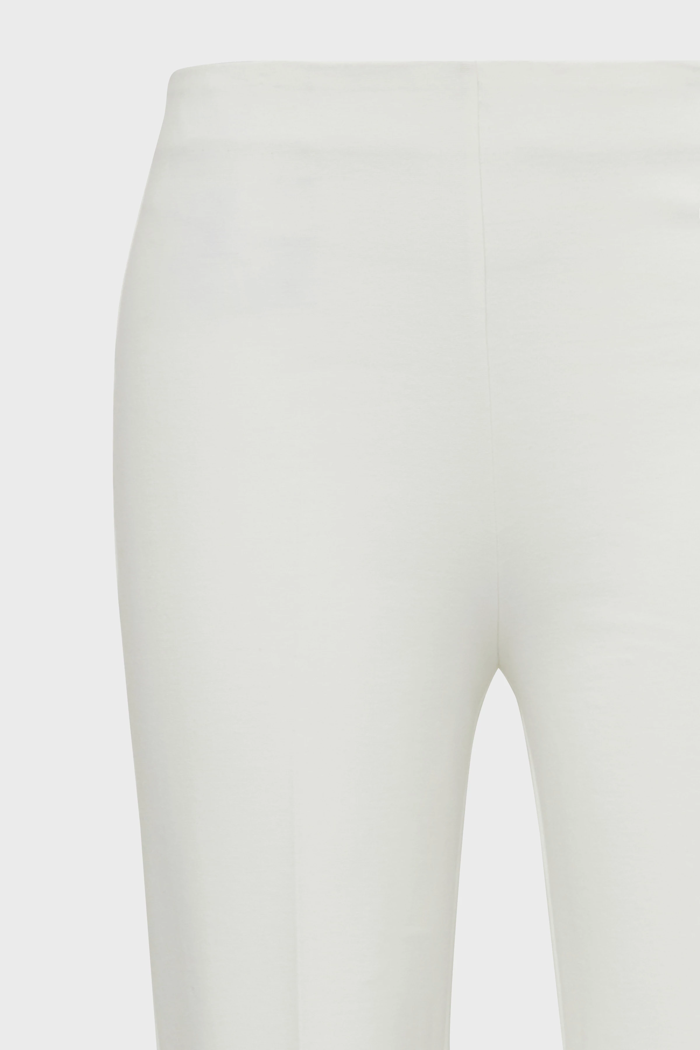 ALIVE - jersey slip trousers in techno-stretch - women - off white - Freisteller Detailansicht