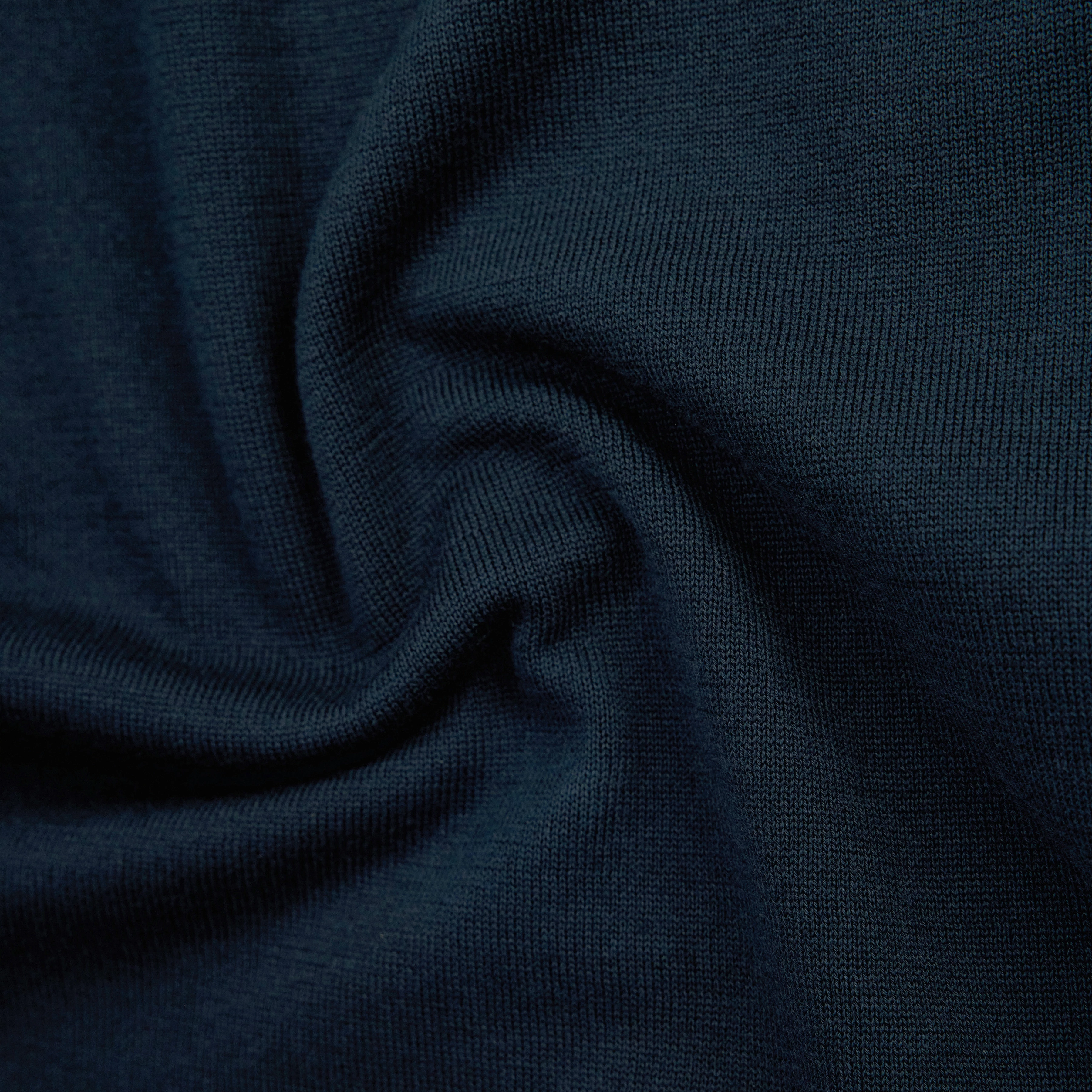 IRMINO - Long sleeve in pure cotton - men - blue - Materialbild (B2C)