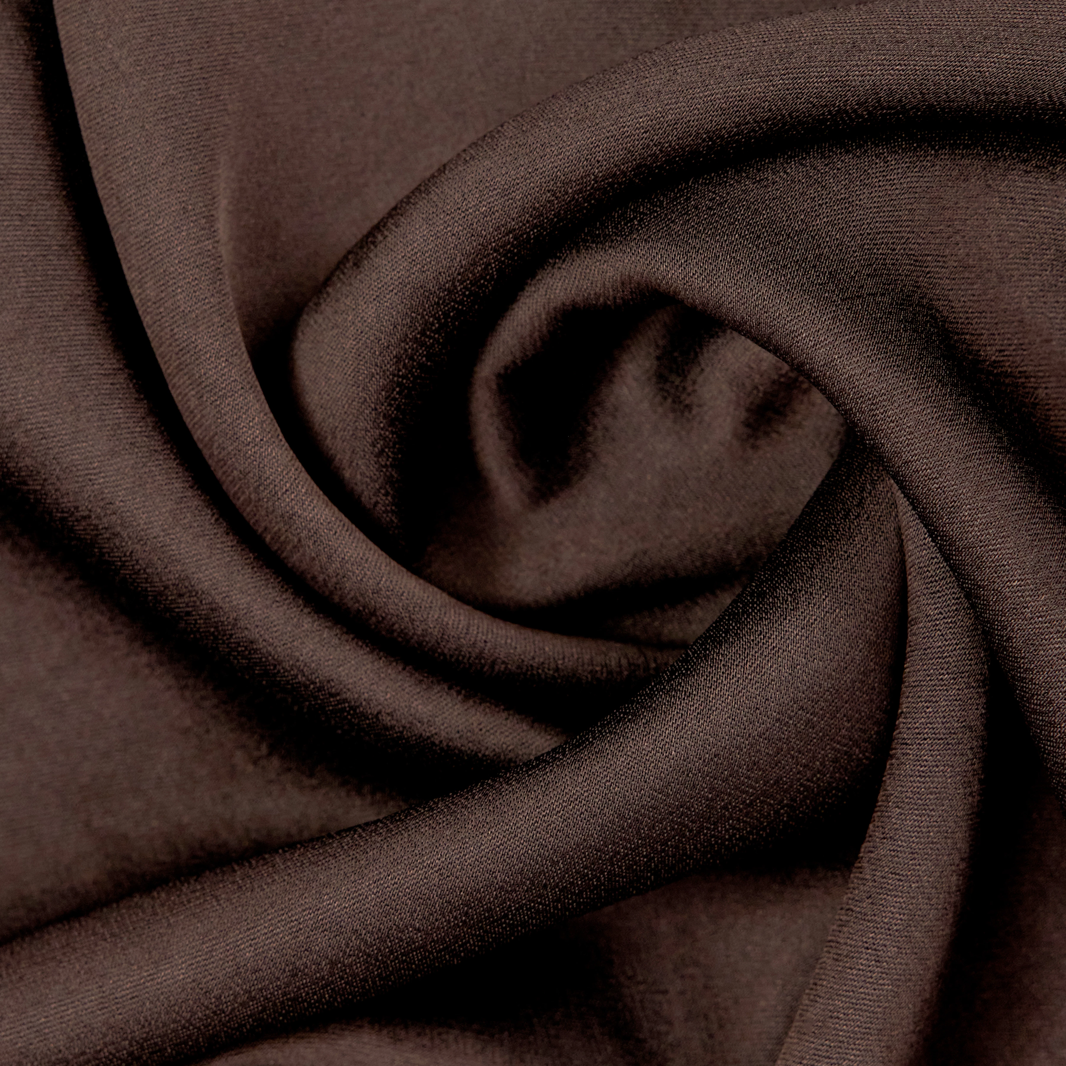 JASIRA - Chemisier cintré en satin fluide - women - marron - Materialbild (B2C)
