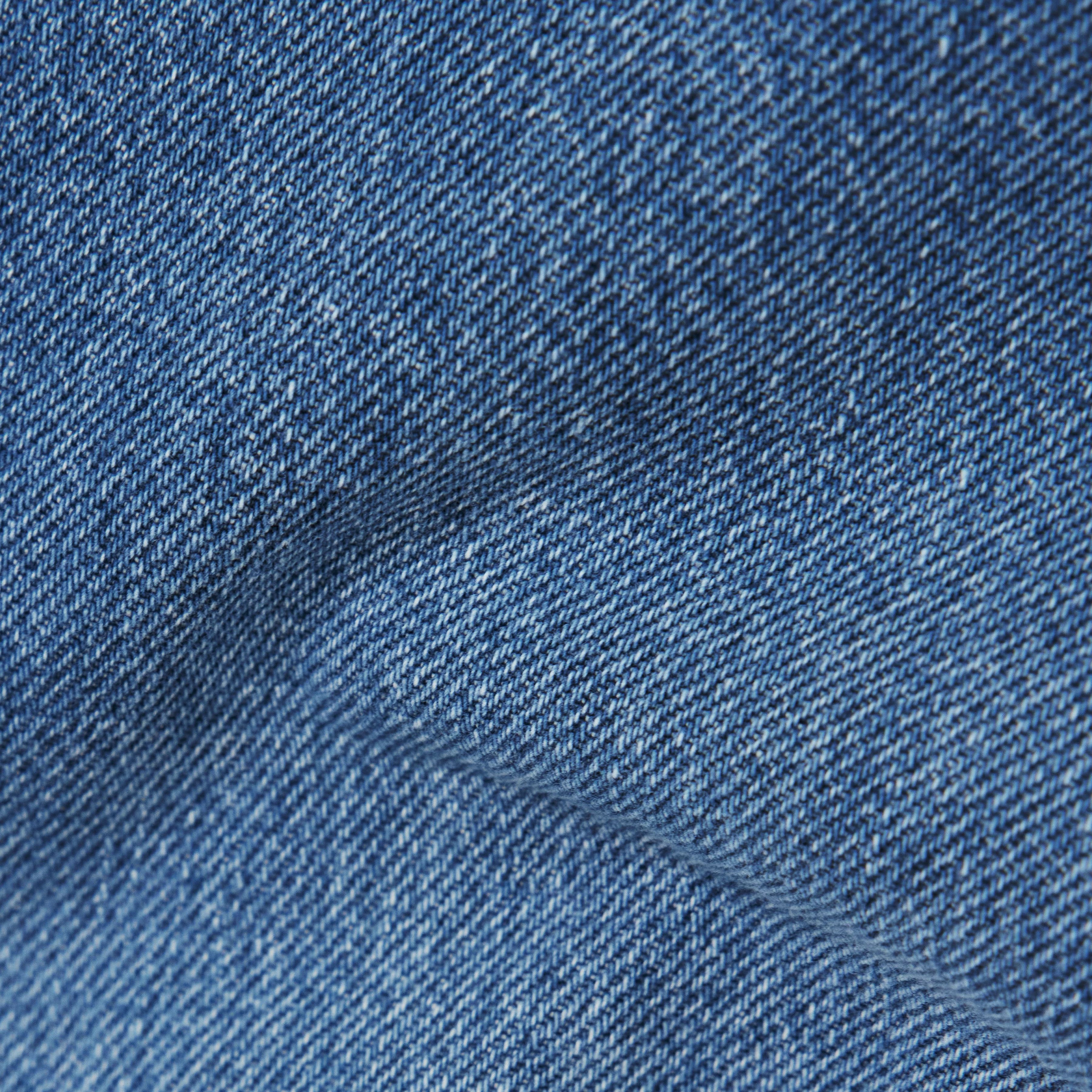 MEDLEY - Mid-waist jeans in pure cotton - women - blue - Materialbild (B2C)