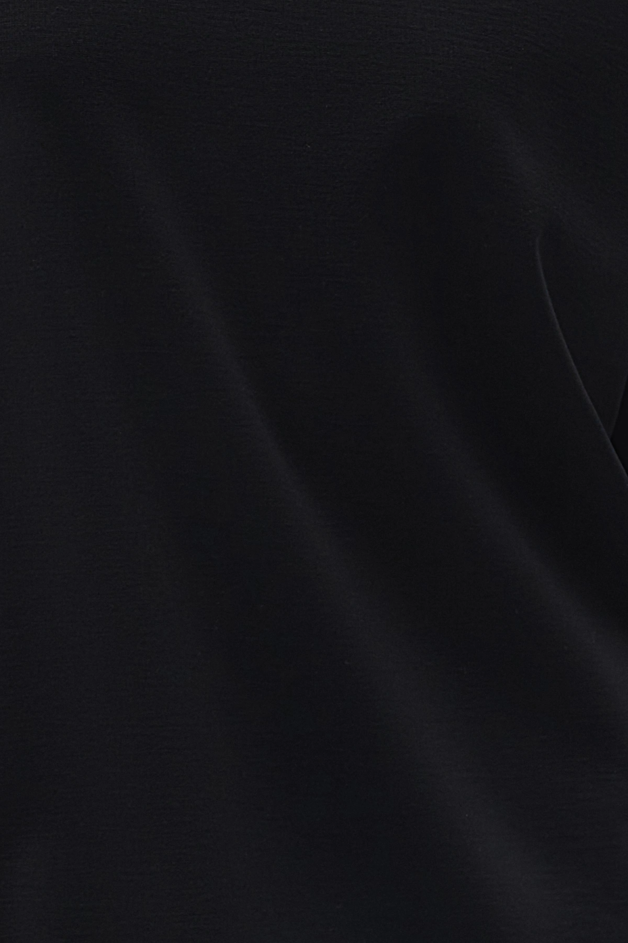 NATASRA - Casual mini-jurk met 7/8 mouwen - dames - zwart - Detailansicht am Model