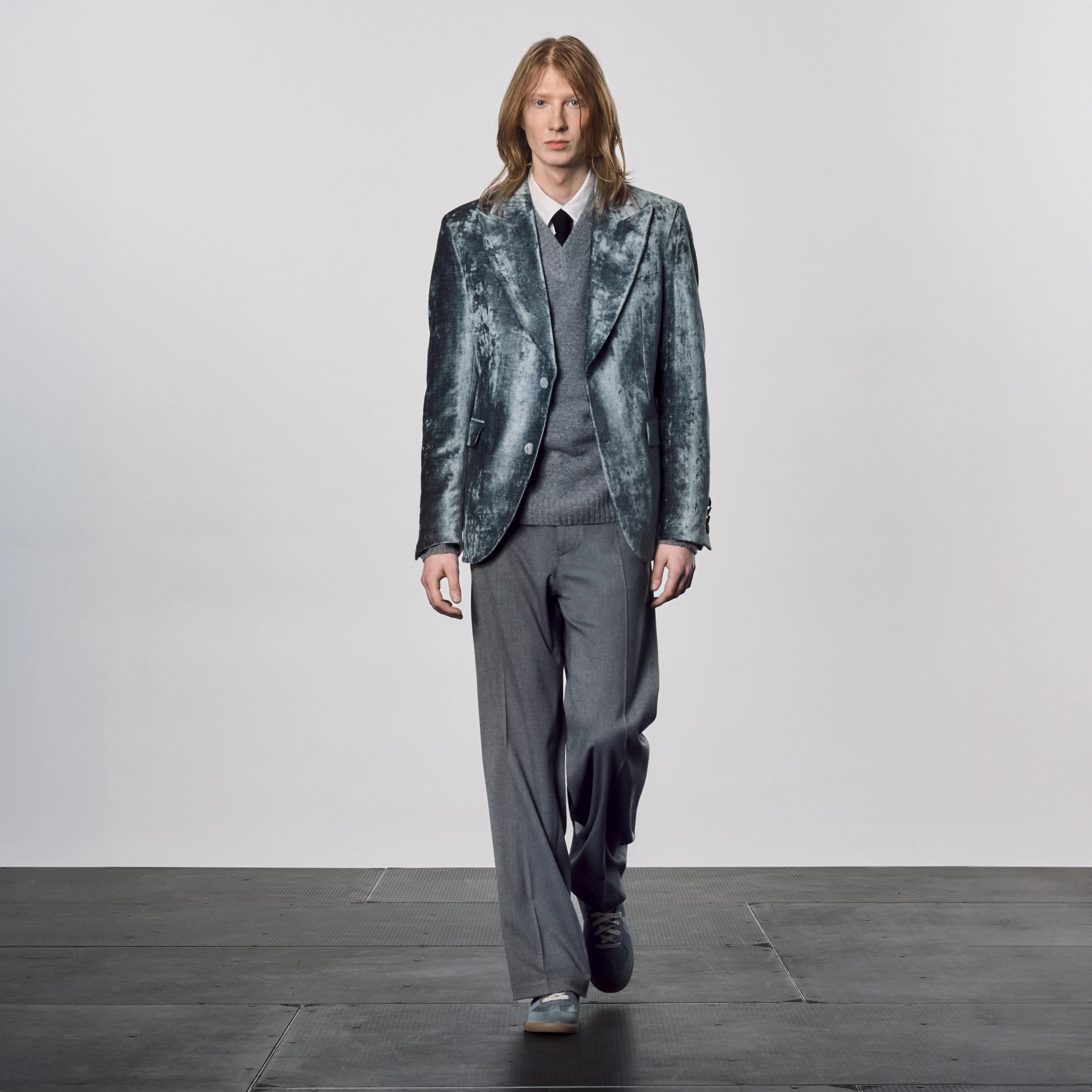 JACATO - Dinnerjacket in Samt - Herren - grün