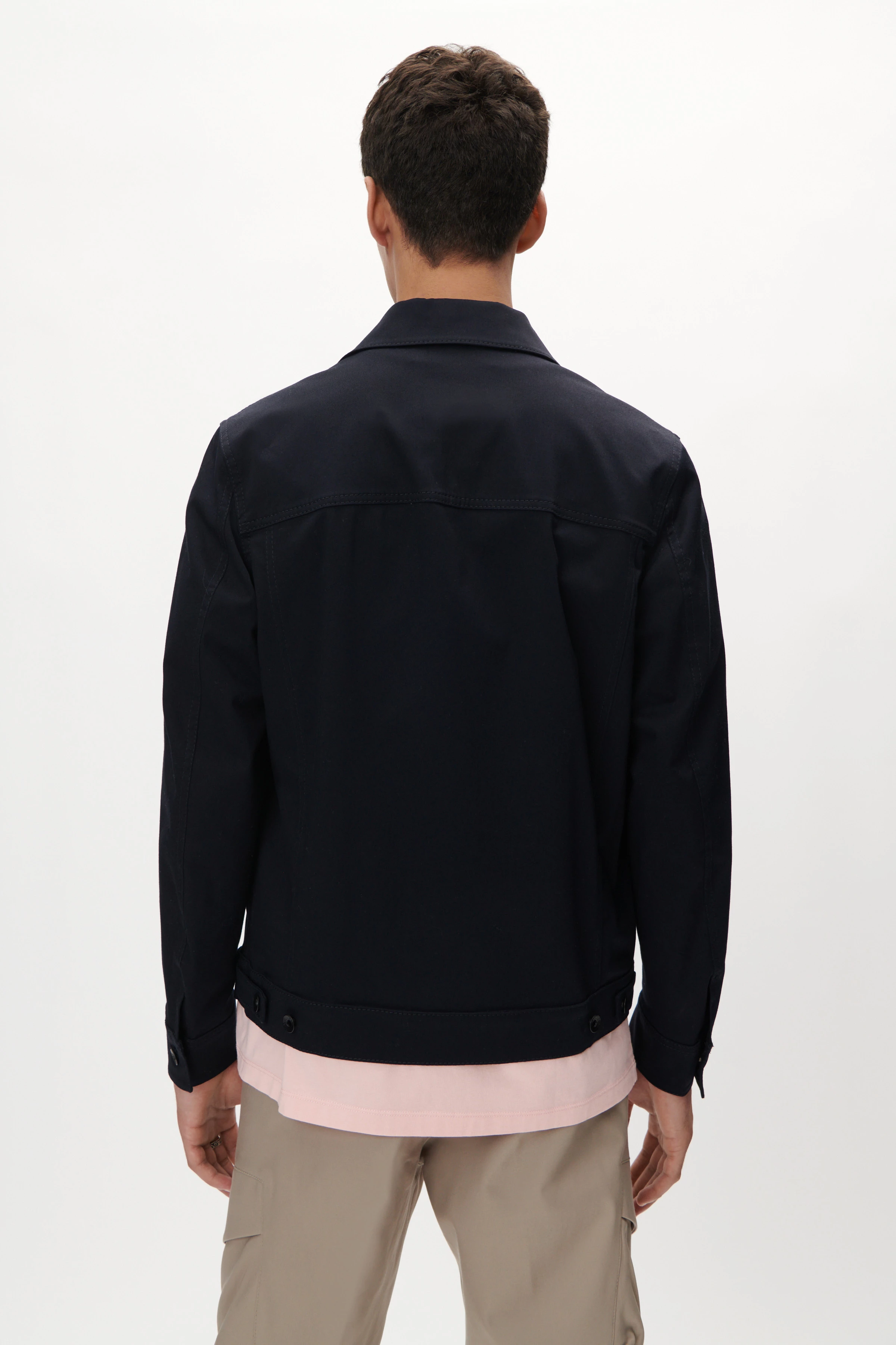 DULL - Truckerjacket - Herren - blau - Rückansicht