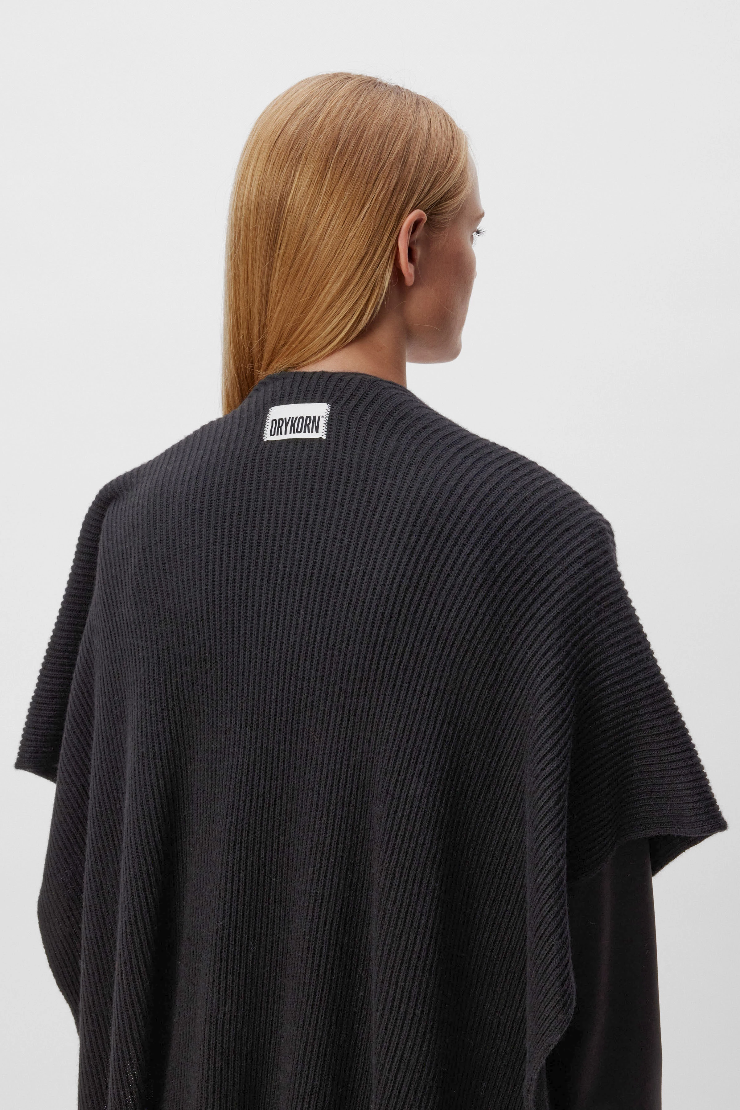 EVILYN - cardigan en laine mélangée - women - noir - Rückansicht