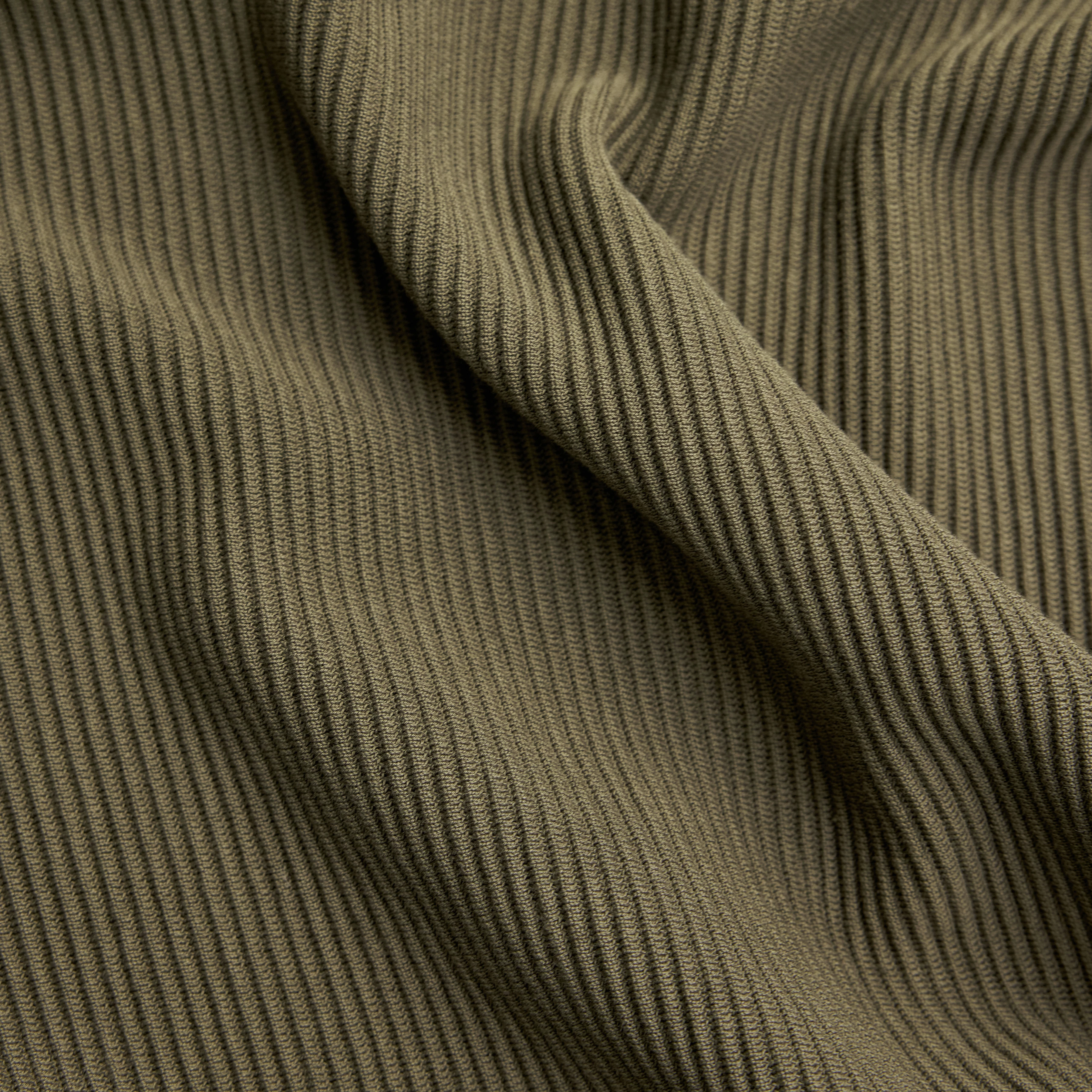 PHILOMENIA - Strick-Blouson in Baumwollstruktur - Damen - grün - Materialbild (B2C)