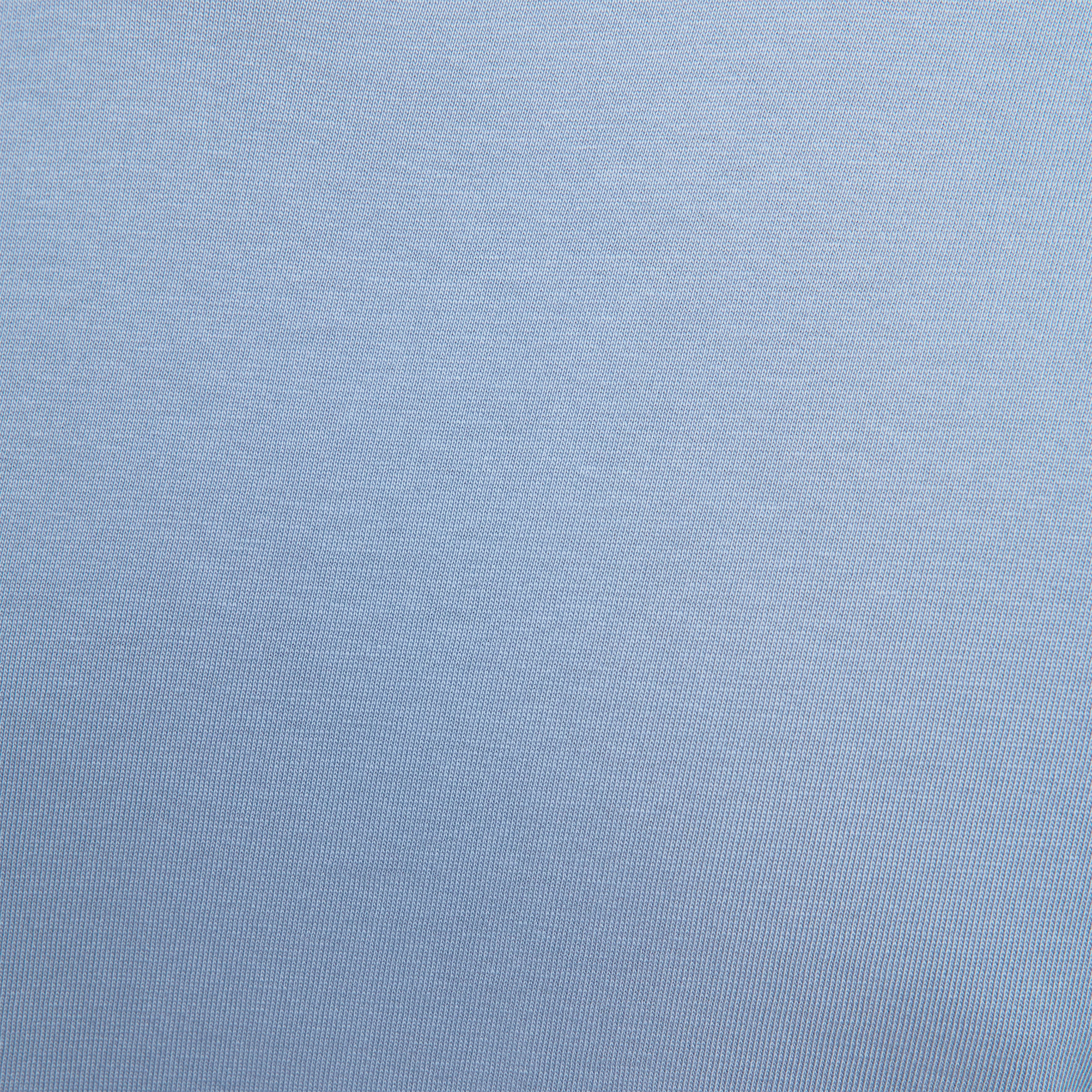 RAPHAEL - T-Shirt in reiner Baumwolle - Herren - blau - Materialbild (B2C)