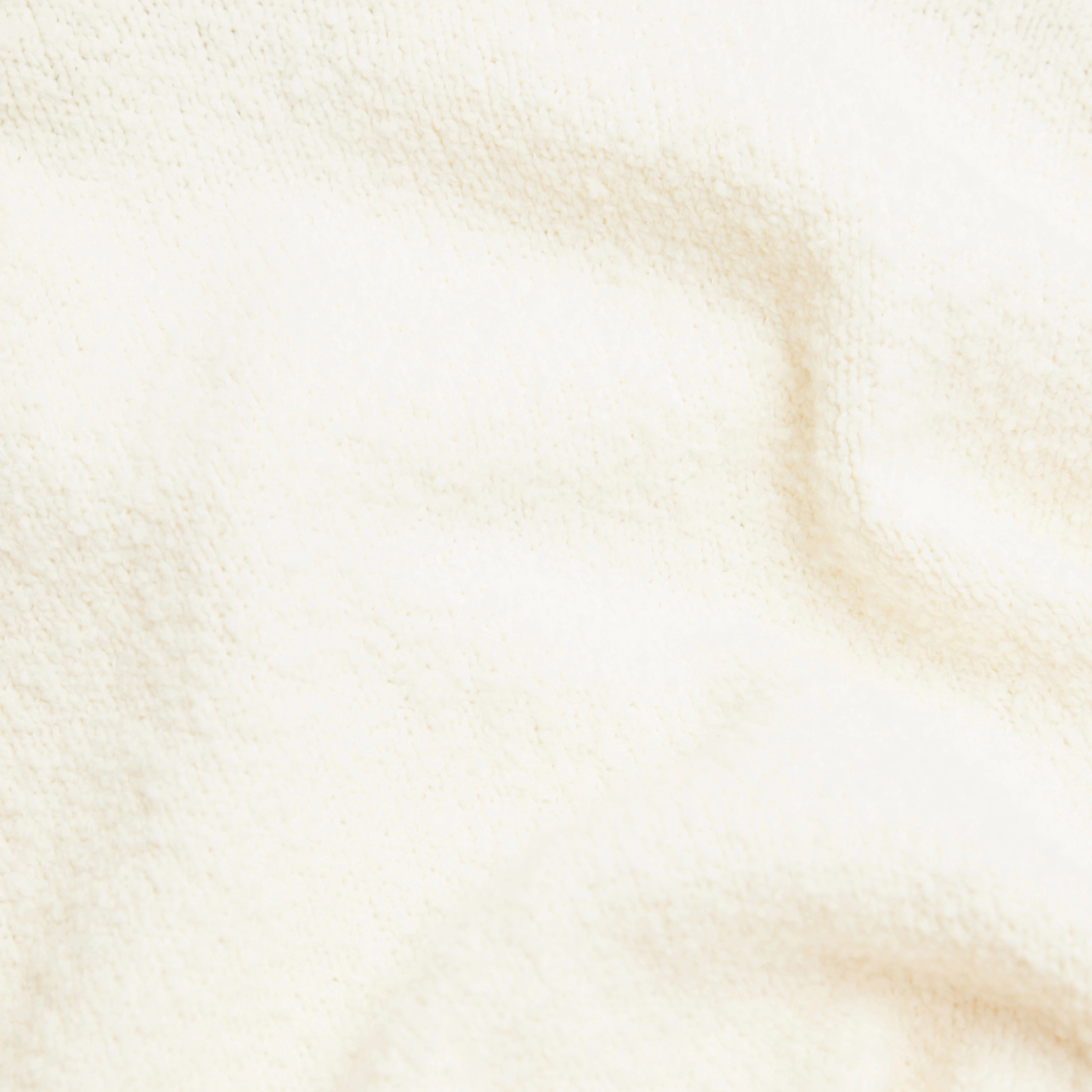 ZAYN - Stehkragenpullover in Bouclé Baumwoll-Mix - Herren - off white - Materialbild (B2C)