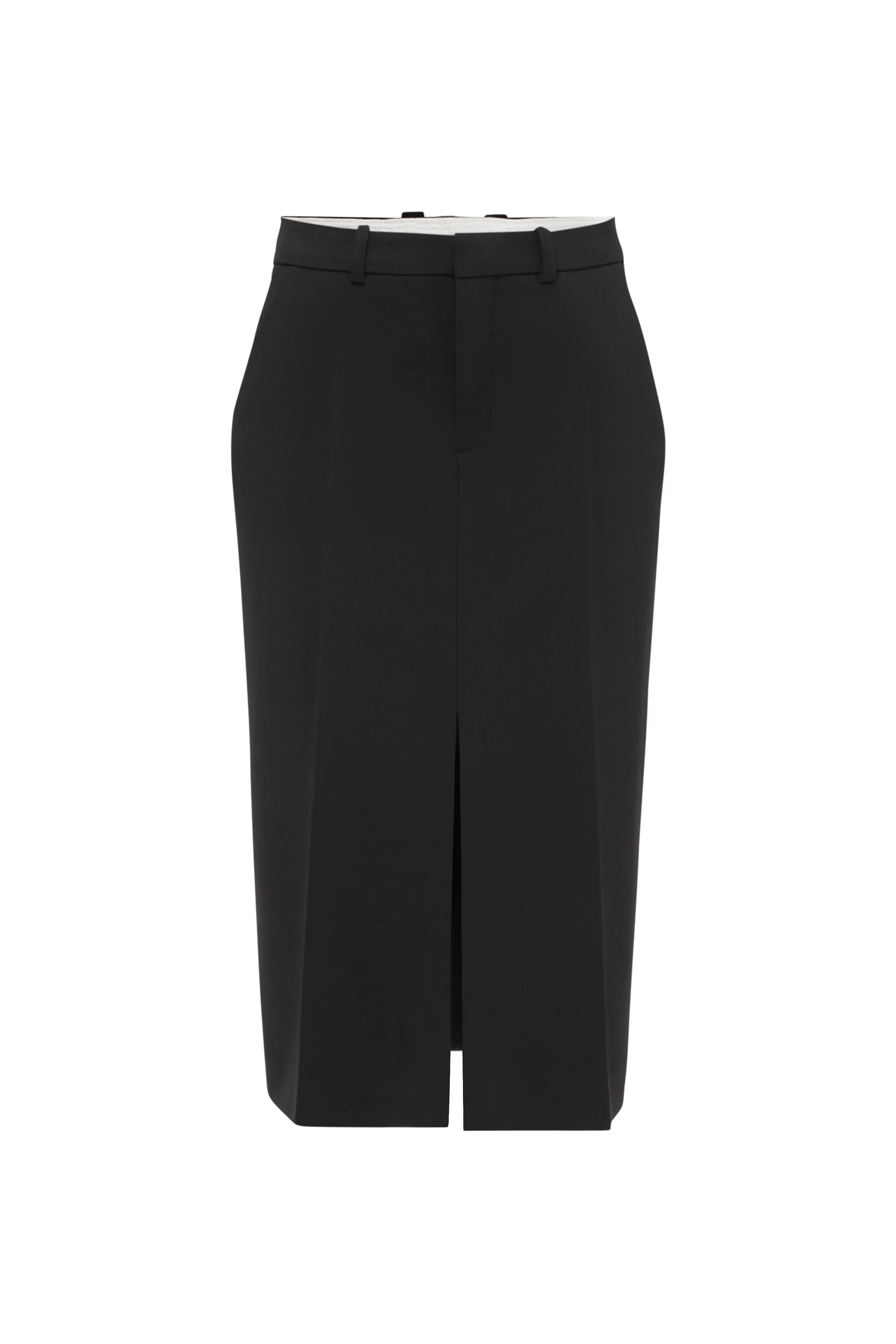 NJOLA - Hosenrock in Gabardine - Damen - schwarz - Freisteller Frontansicht