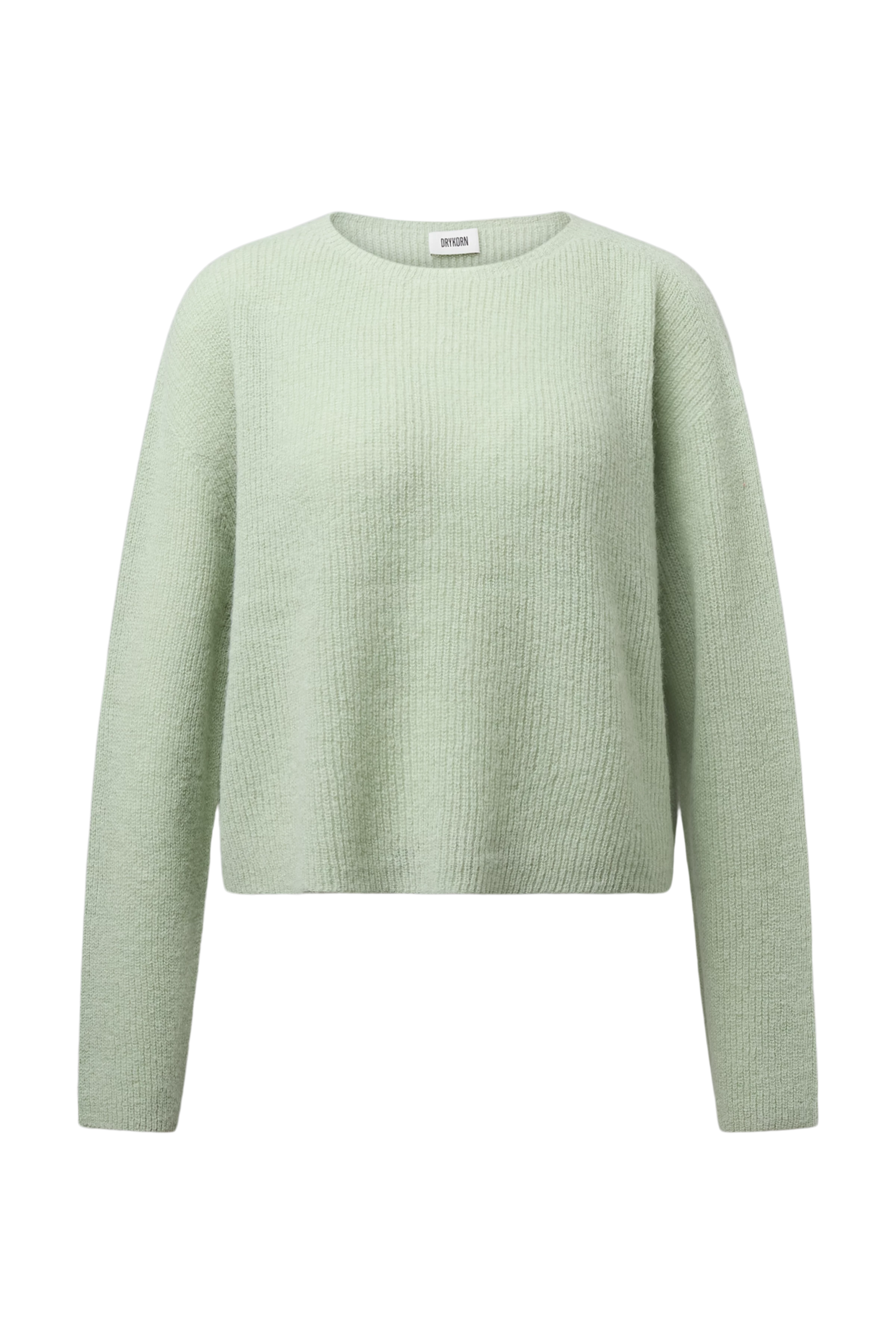 IMENY - Short Suri Alpaca blend jumper - women - green - Freisteller Frontansicht