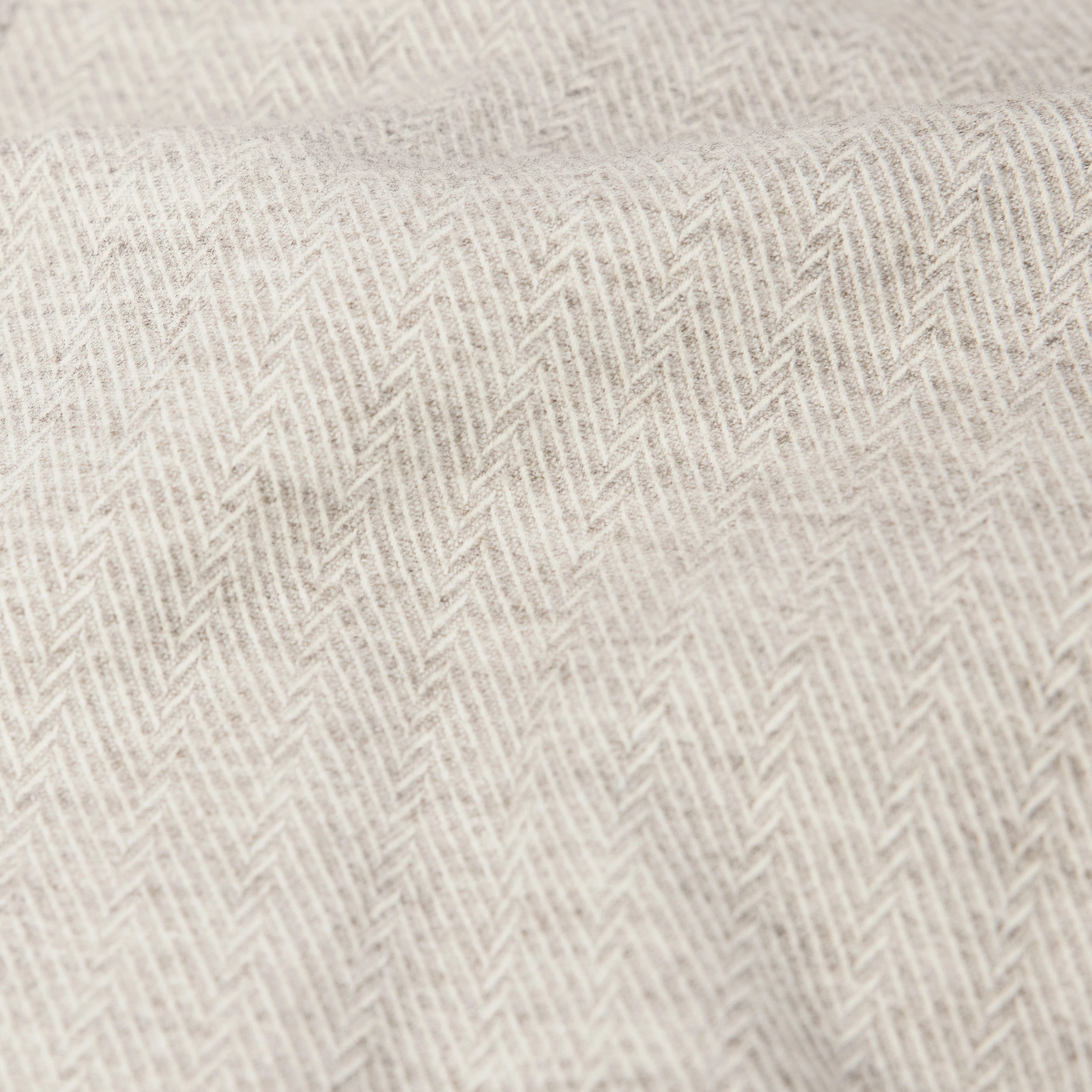 DOMARO - Zweireihiges Sakko in Viskose-Woll-Mix - Herren - beige - Materialbild (B2C)