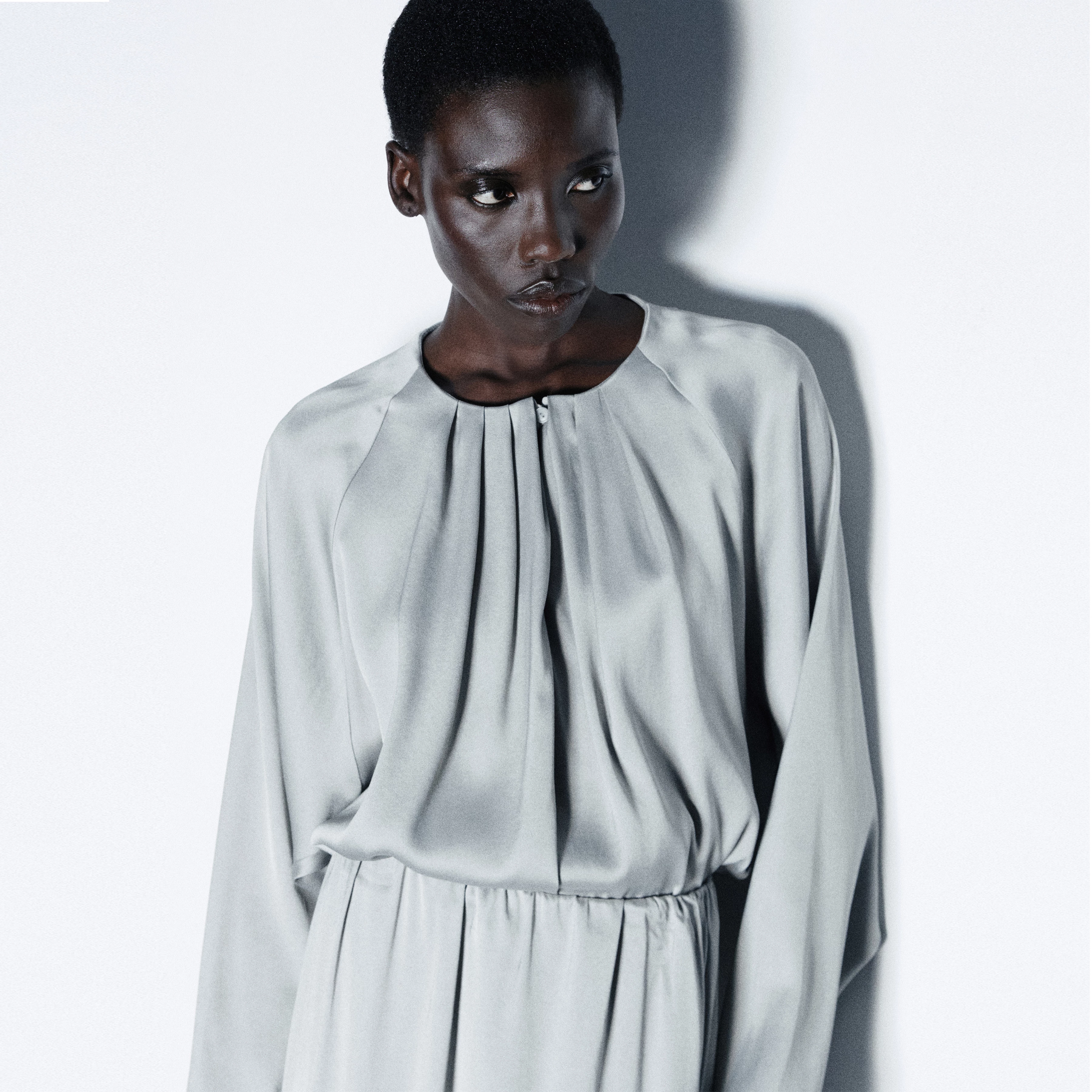 HARLEEN - Relaxed fit T-shirt blouse - women - grey