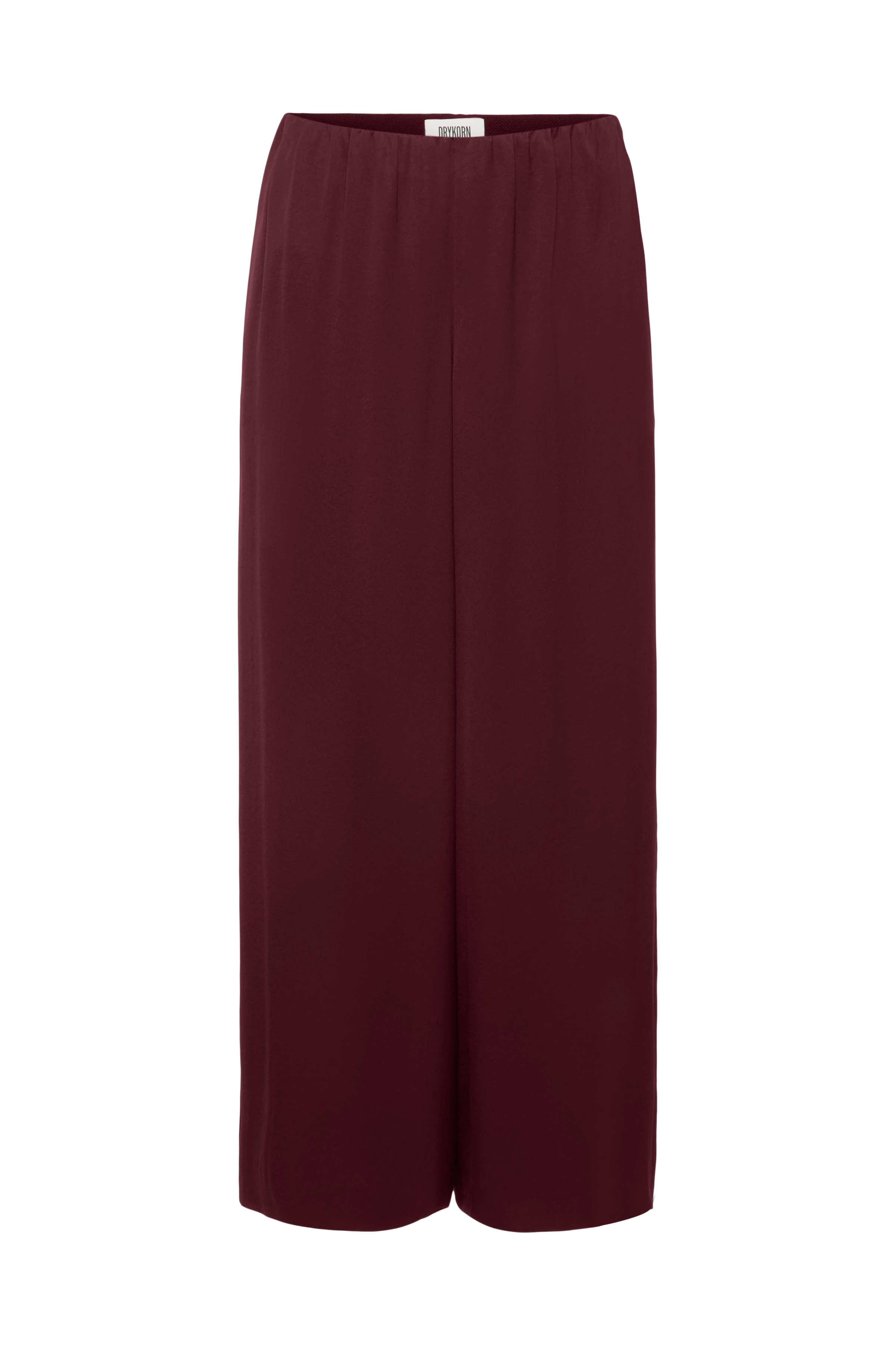 TWEEZER - Weite Hose in Satin - Damen - rot - Freisteller Frontansicht