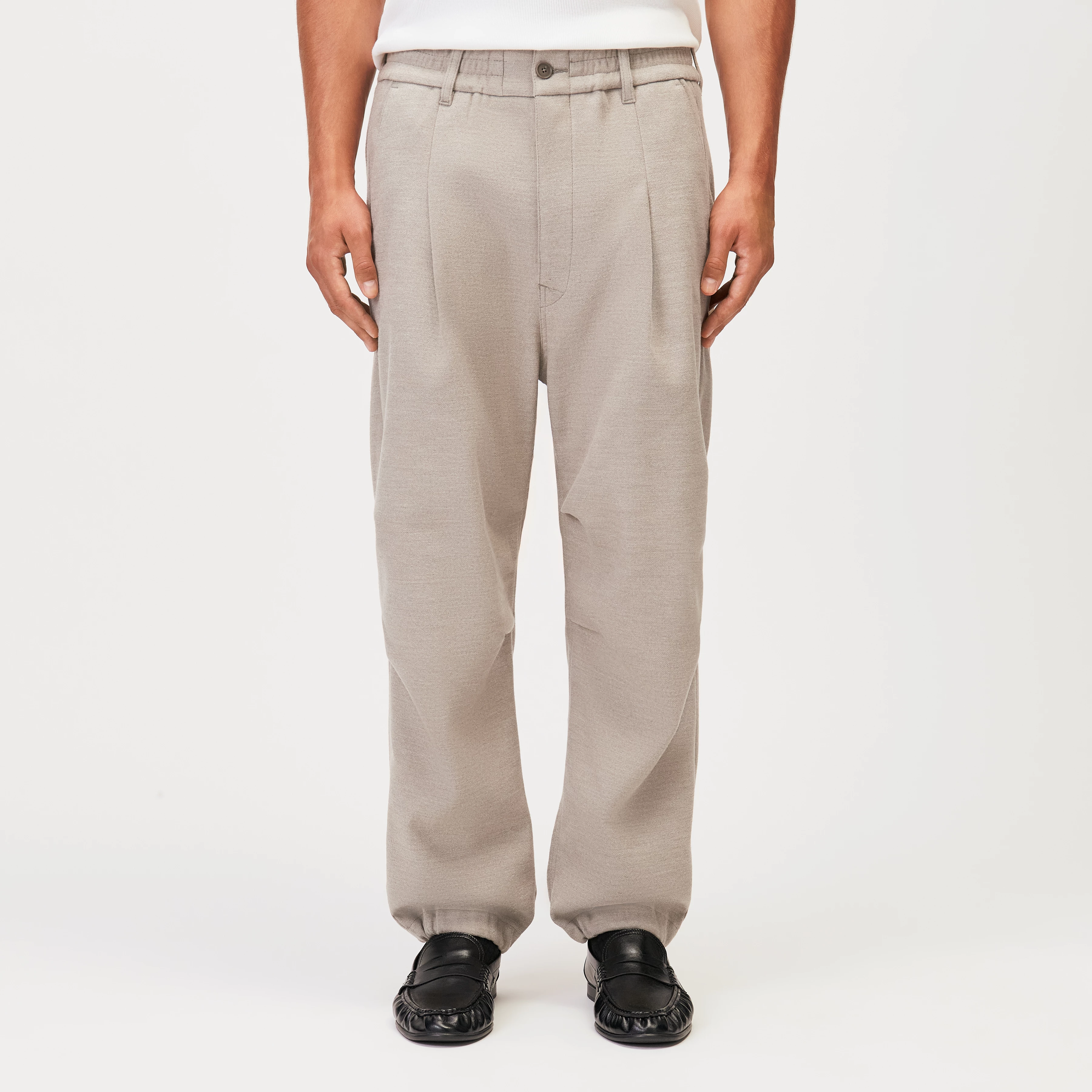 LIROG_C - Utility Pants in Flanell - Herren - braun - Frontansicht