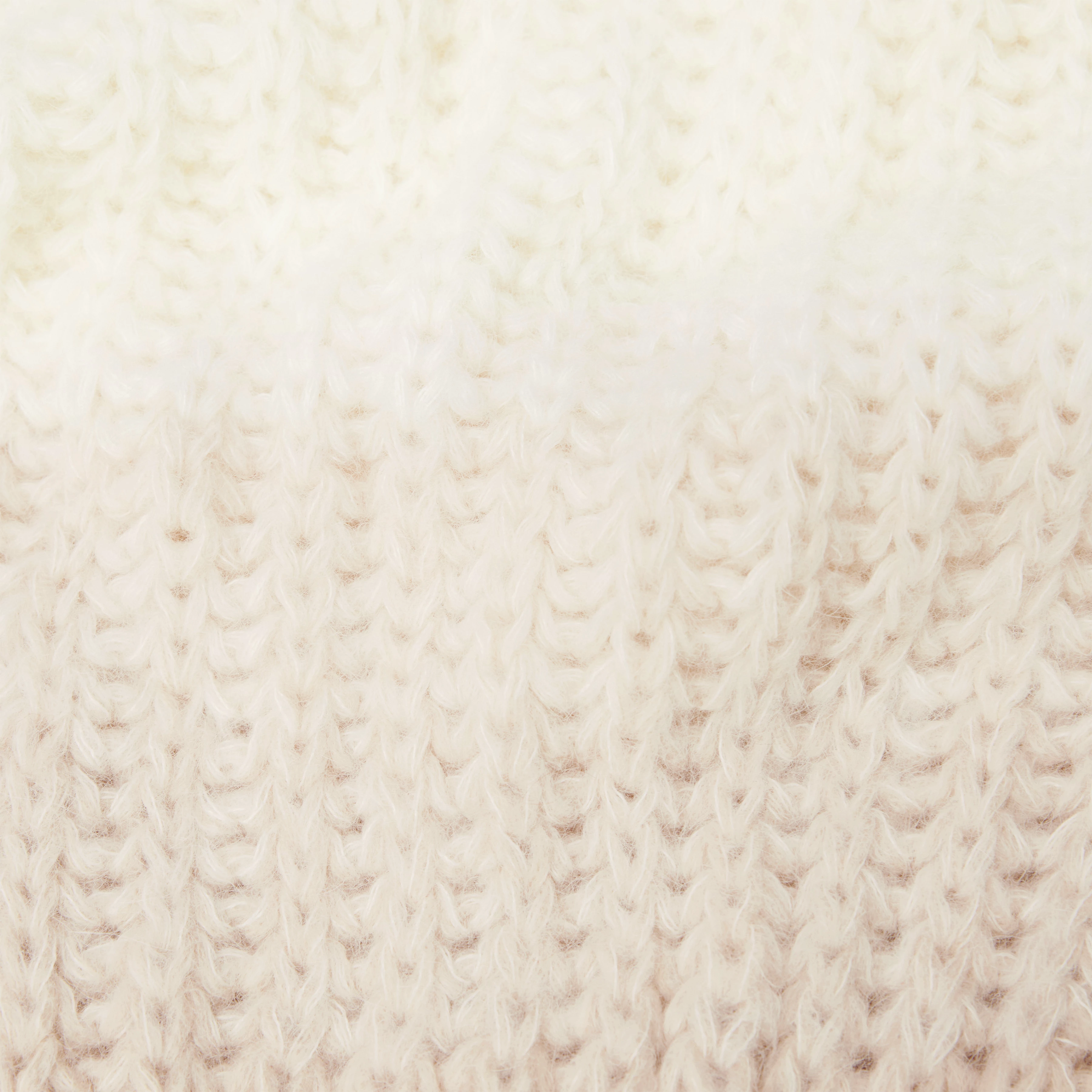 LARELYA - Pullover mit Ballonärmeln in luxuriösem Suri Alpaka-Mix - Damen - off white - Materialbild (B2C)