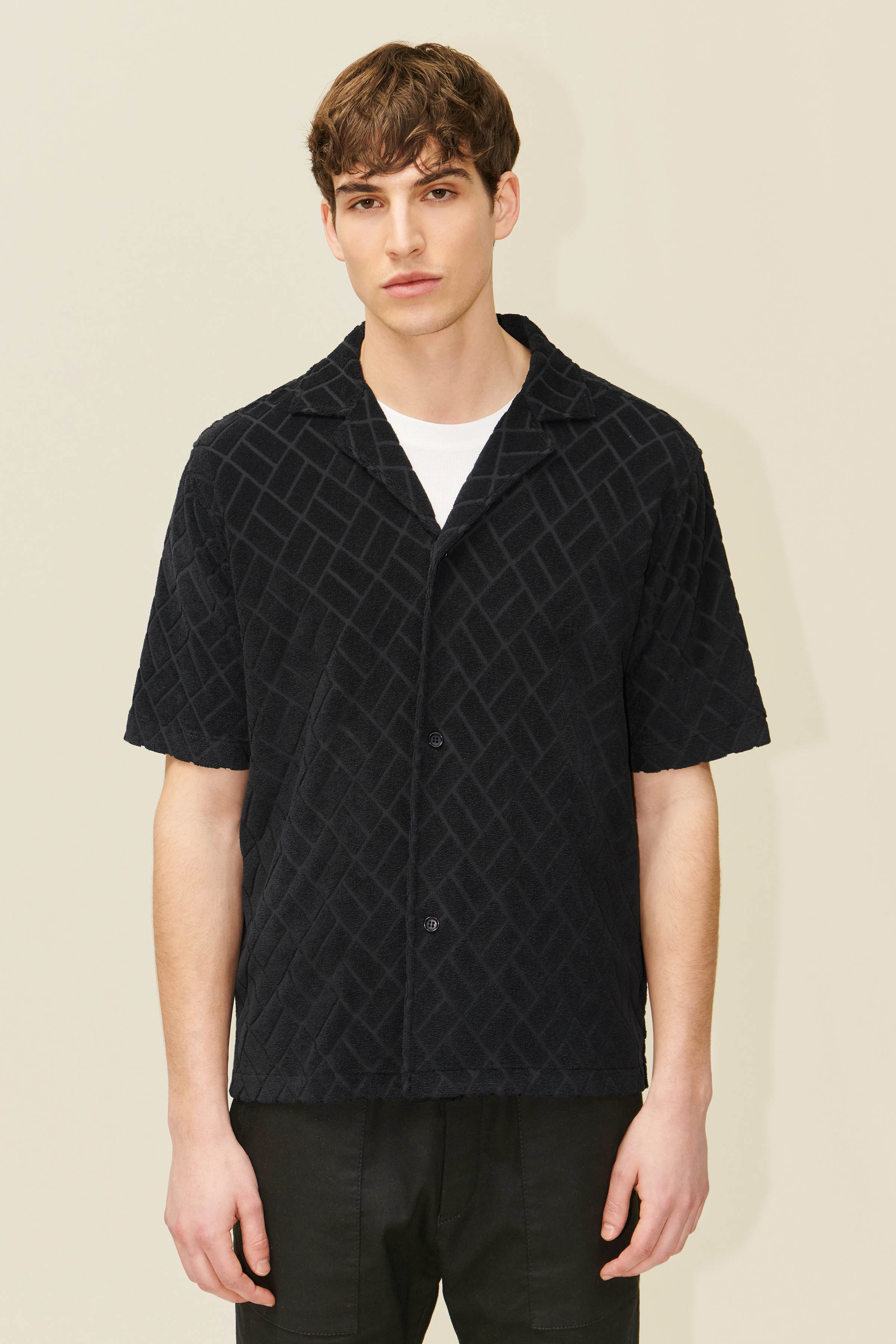 GUCCI Camp-Collar Printed Silk-Twill Shirt for Men