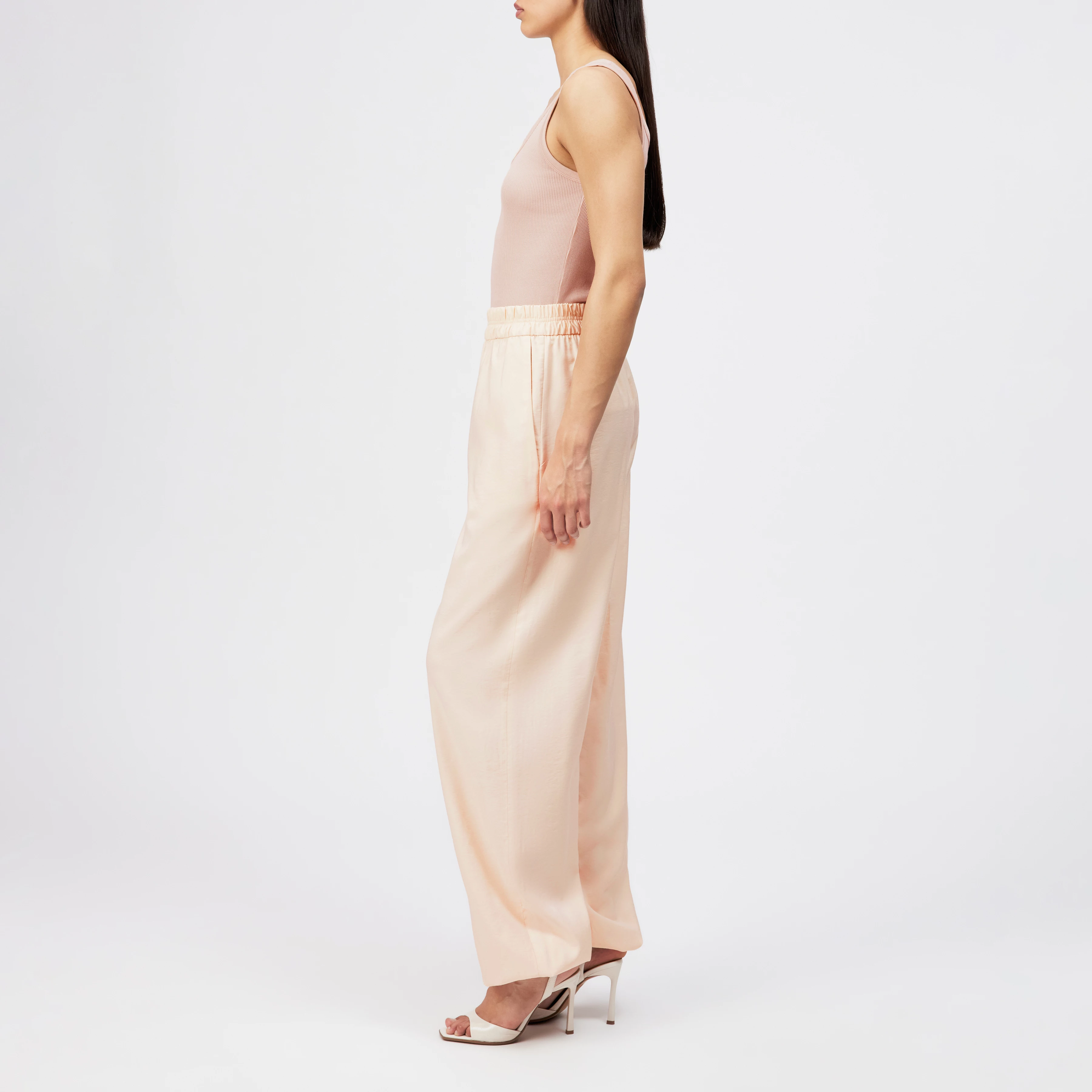 SORNIN - Pima cotton top - women - orange - Seitenansicht