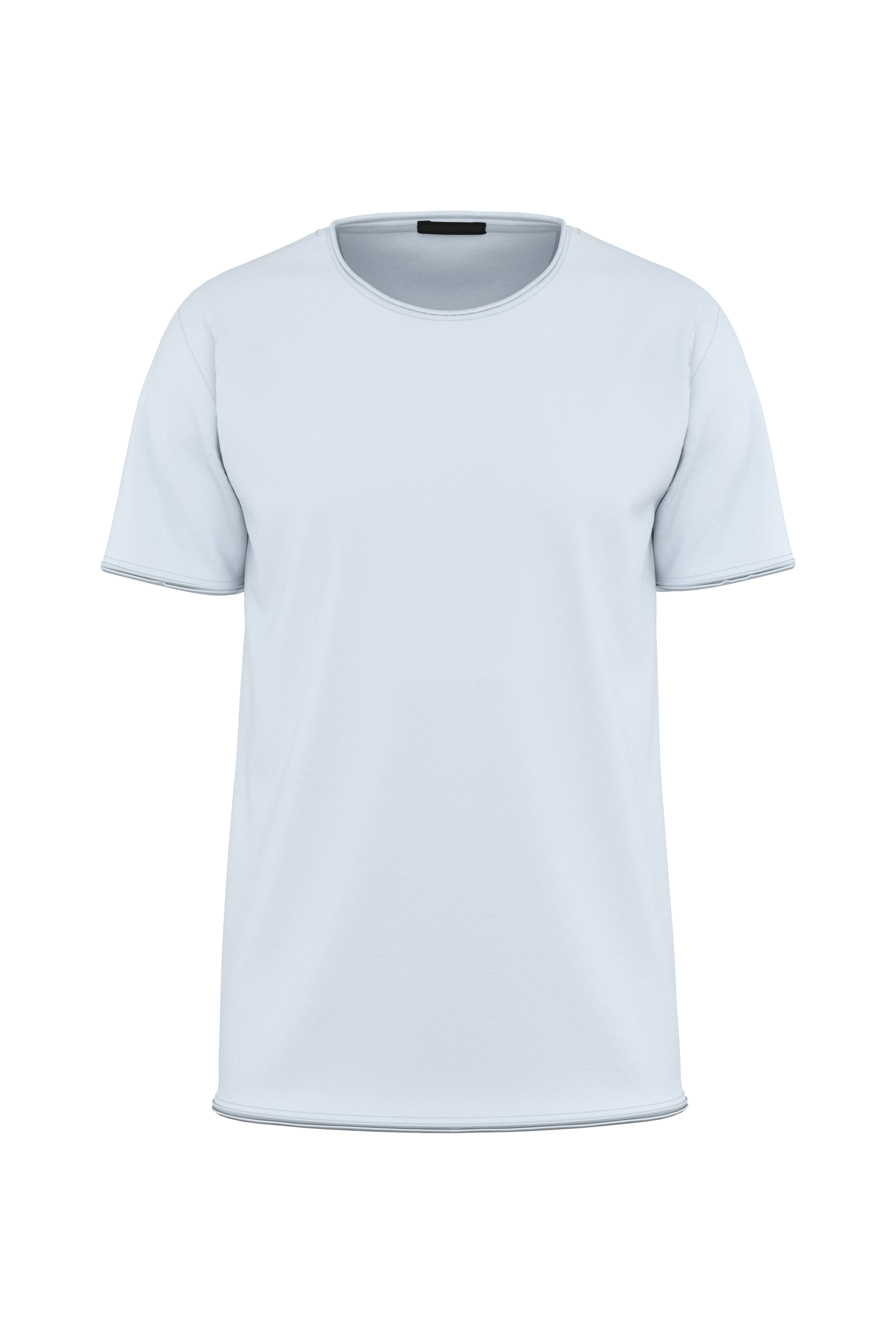 KENDRICK - Lockeres T-Shirt in reiner Baumwolle - Herren - blau - Freisteller Frontansicht