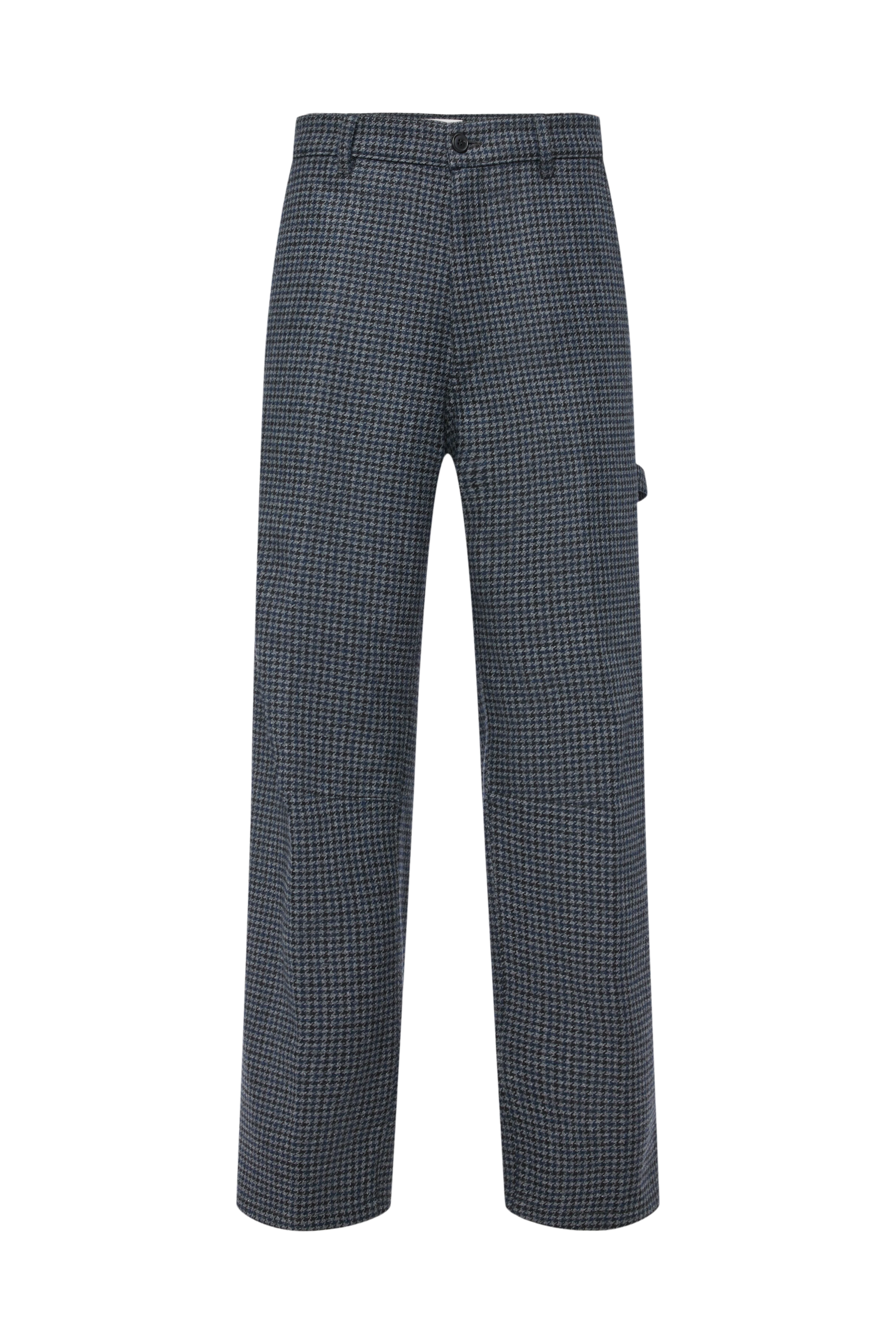 GONAGO - Utility Hose in Woll-Mix - Herren - grau - Freisteller Frontansicht