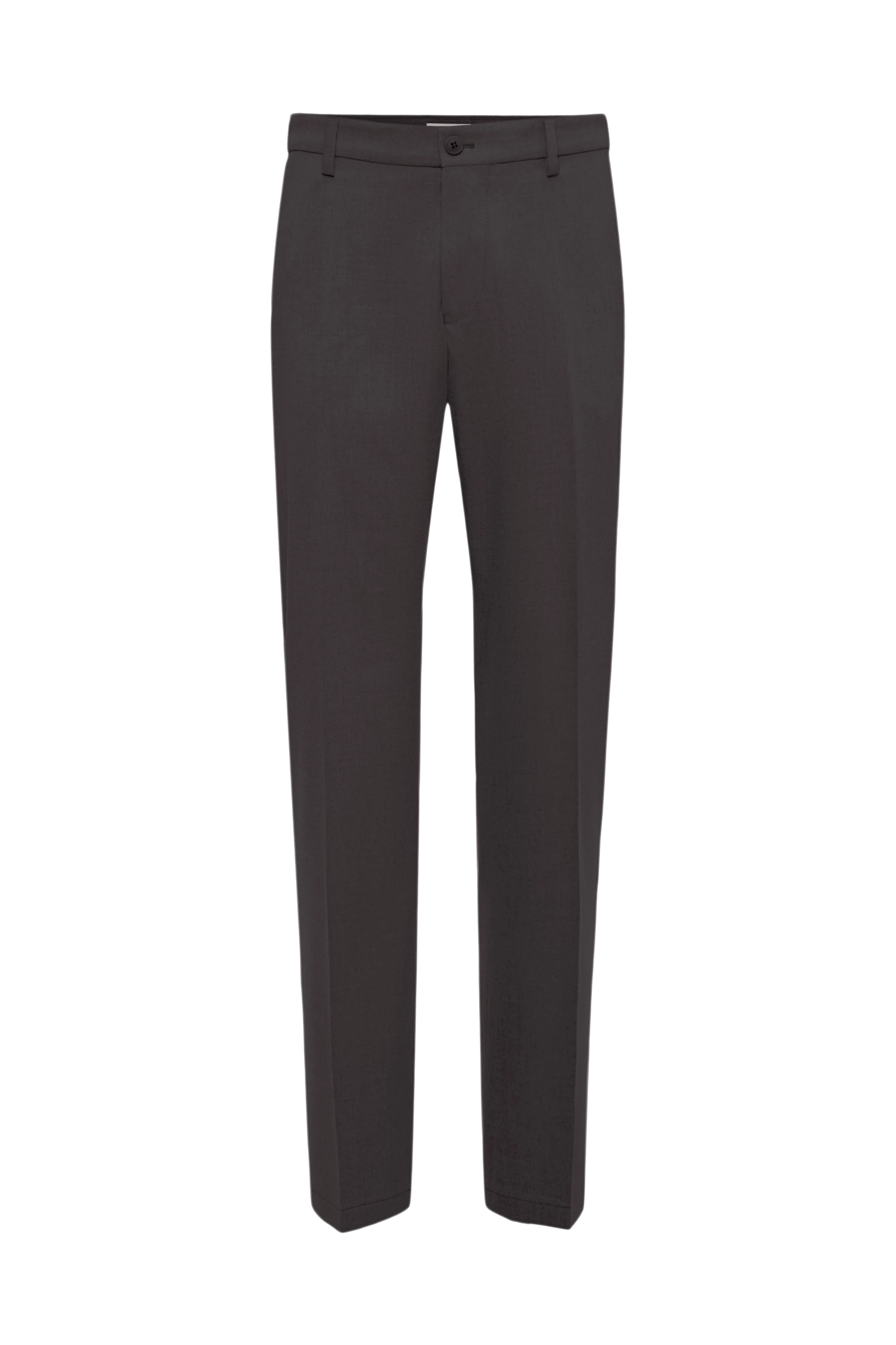 AJEND_RGLR - Tailored trousers in twill look - men - brown - Freisteller Frontansicht