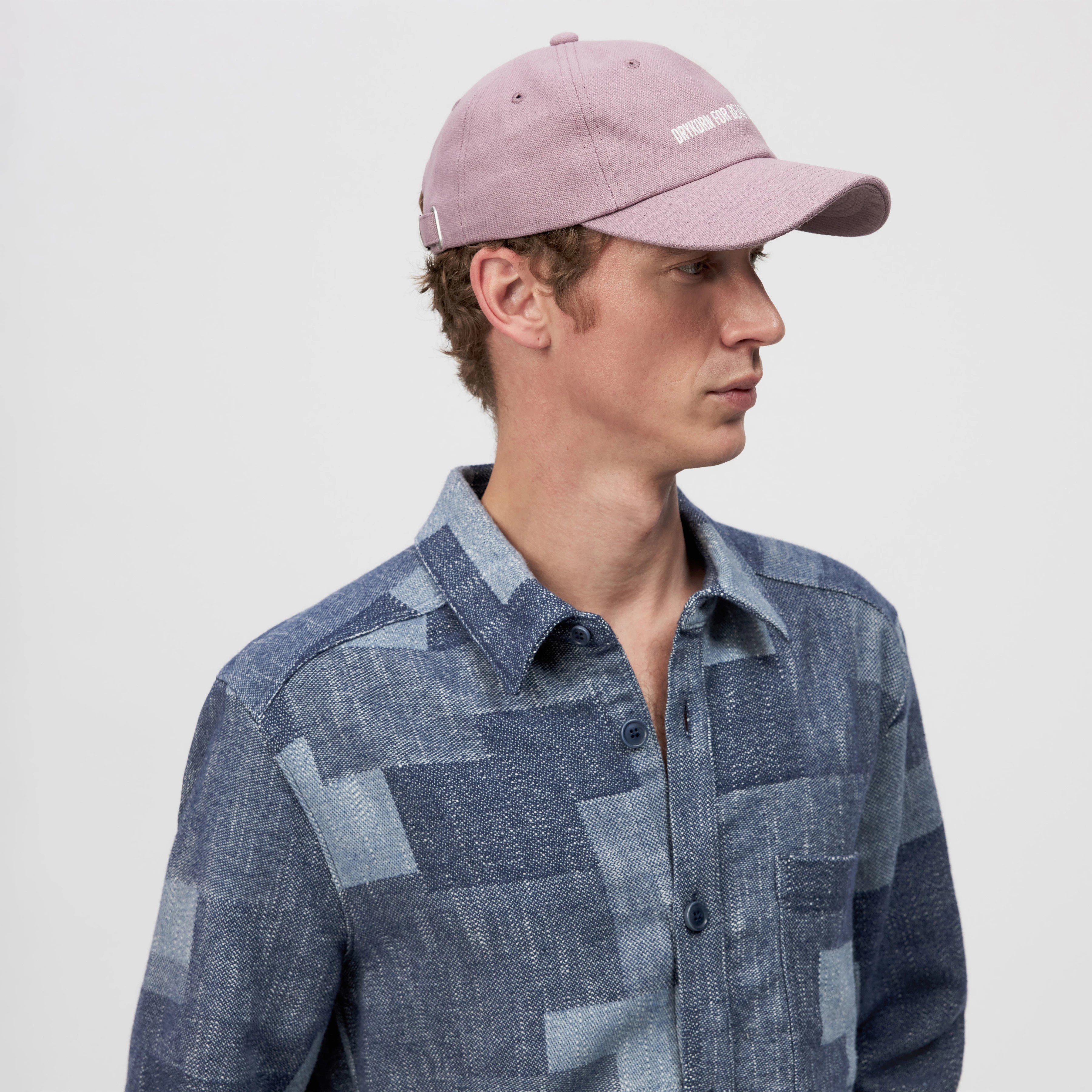 JESPER - Cap in Baumwolle - Unisex - lila - Seitenansicht