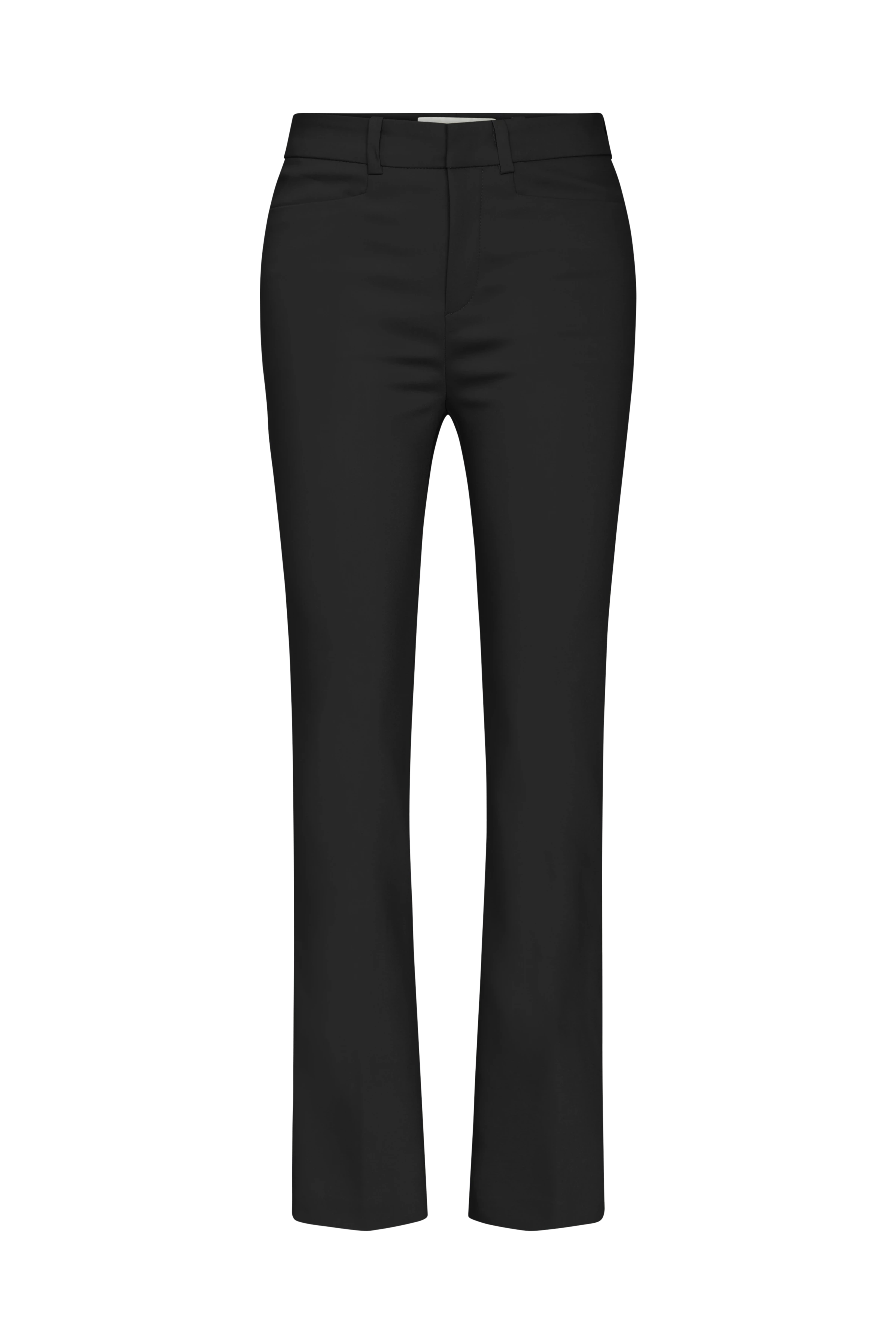 INCH - Schmale Zigarettenhose in Technostretch-Satin - Damen - schwarz - Freisteller Frontansicht