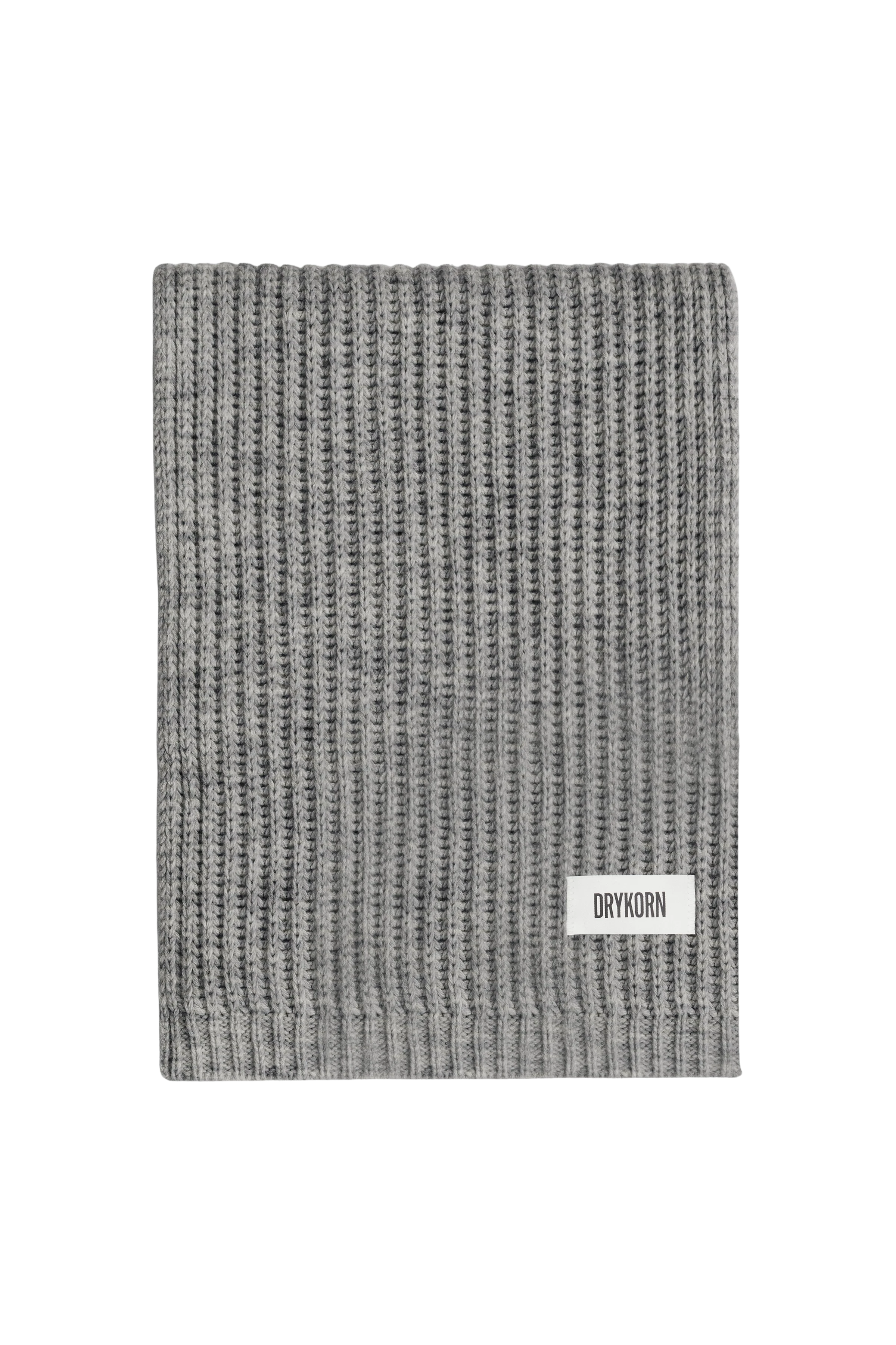 CRONICA_3 - Schal in Woll-Alpakamix - Unisex - grau - Freisteller Frontansicht