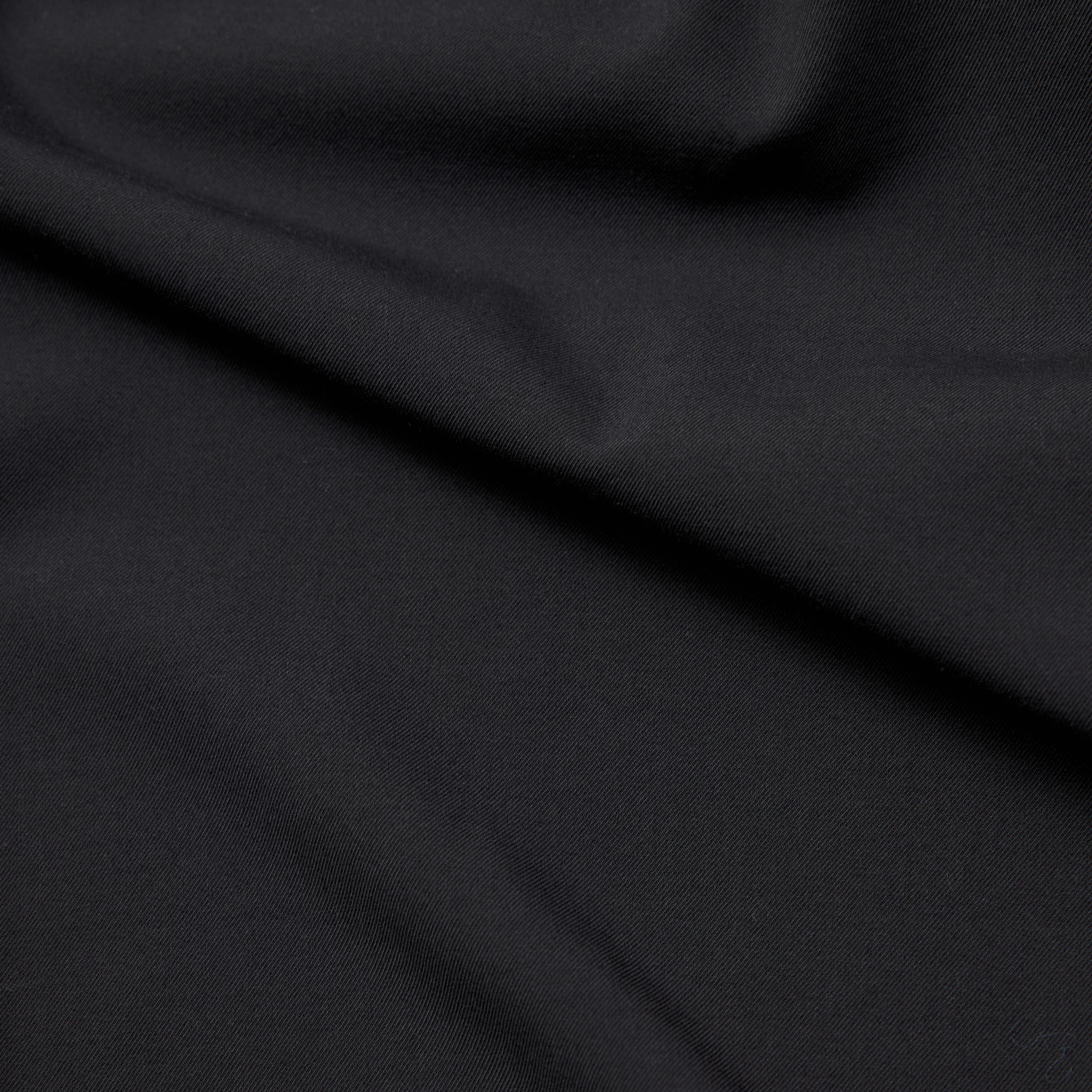 KARYKO - Chino in Gabardine - Herren - schwarz - Materialbild (B2C)