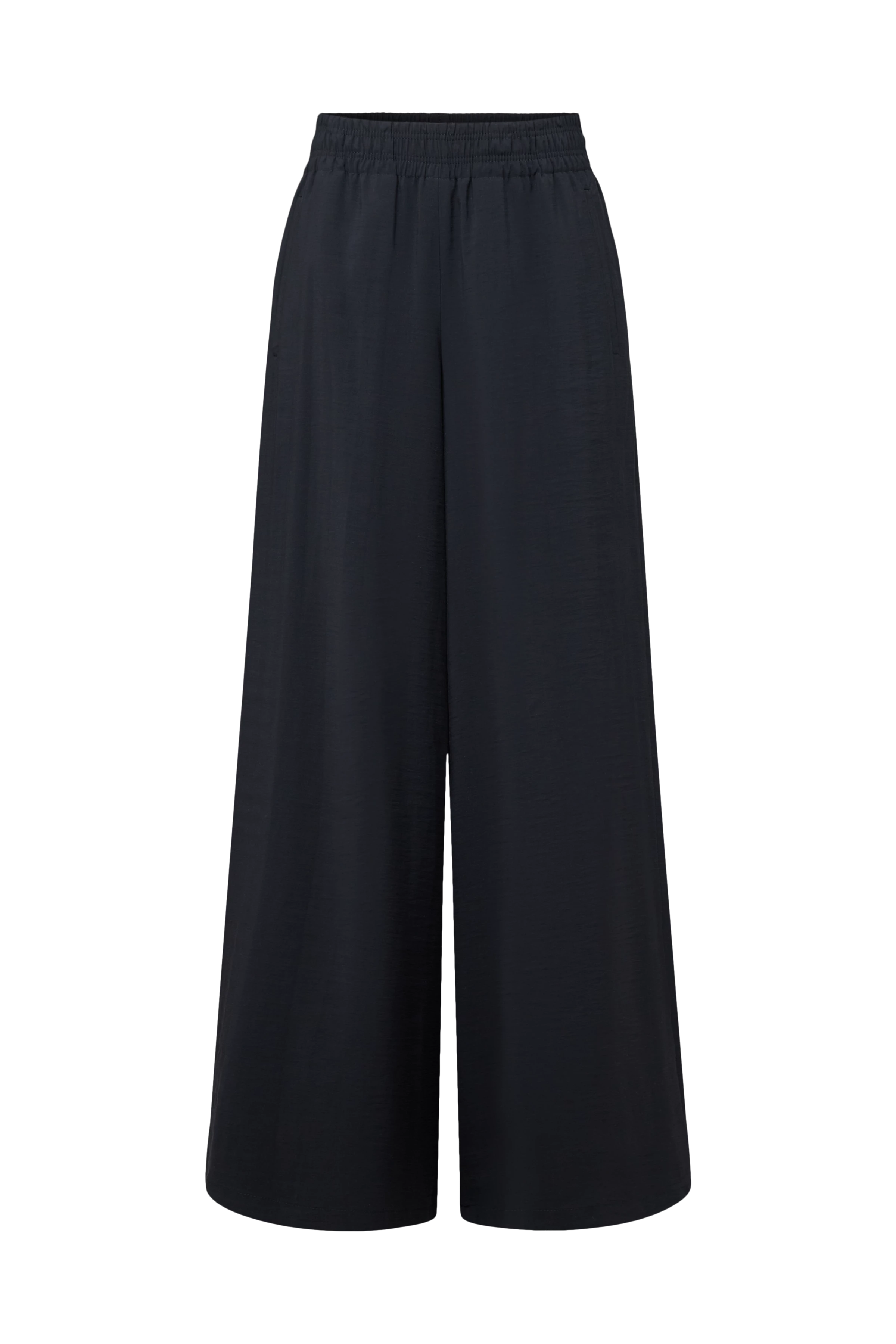 CEILING - Pantalon ample en twill fluide. - women - noir - Freisteller Frontansicht