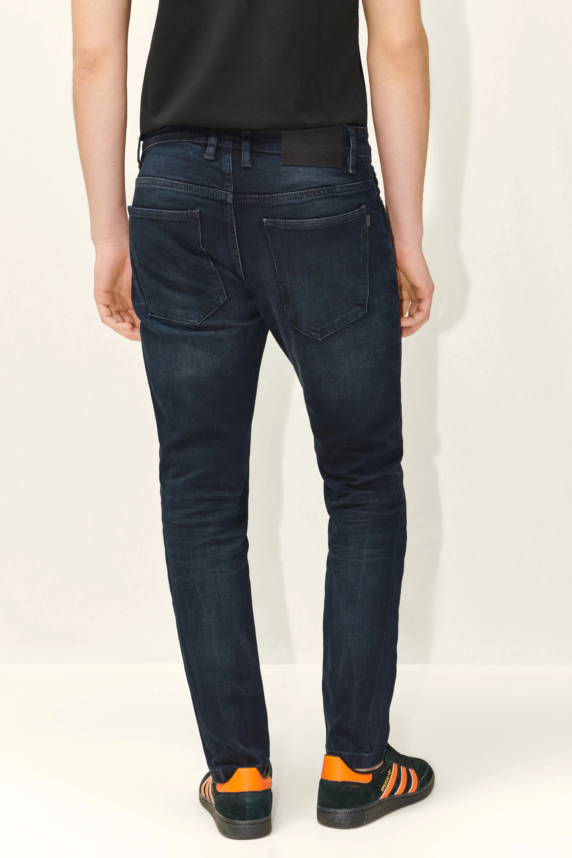 WEST - slim fit jeans in cotton mix - men - blue - Rückansicht