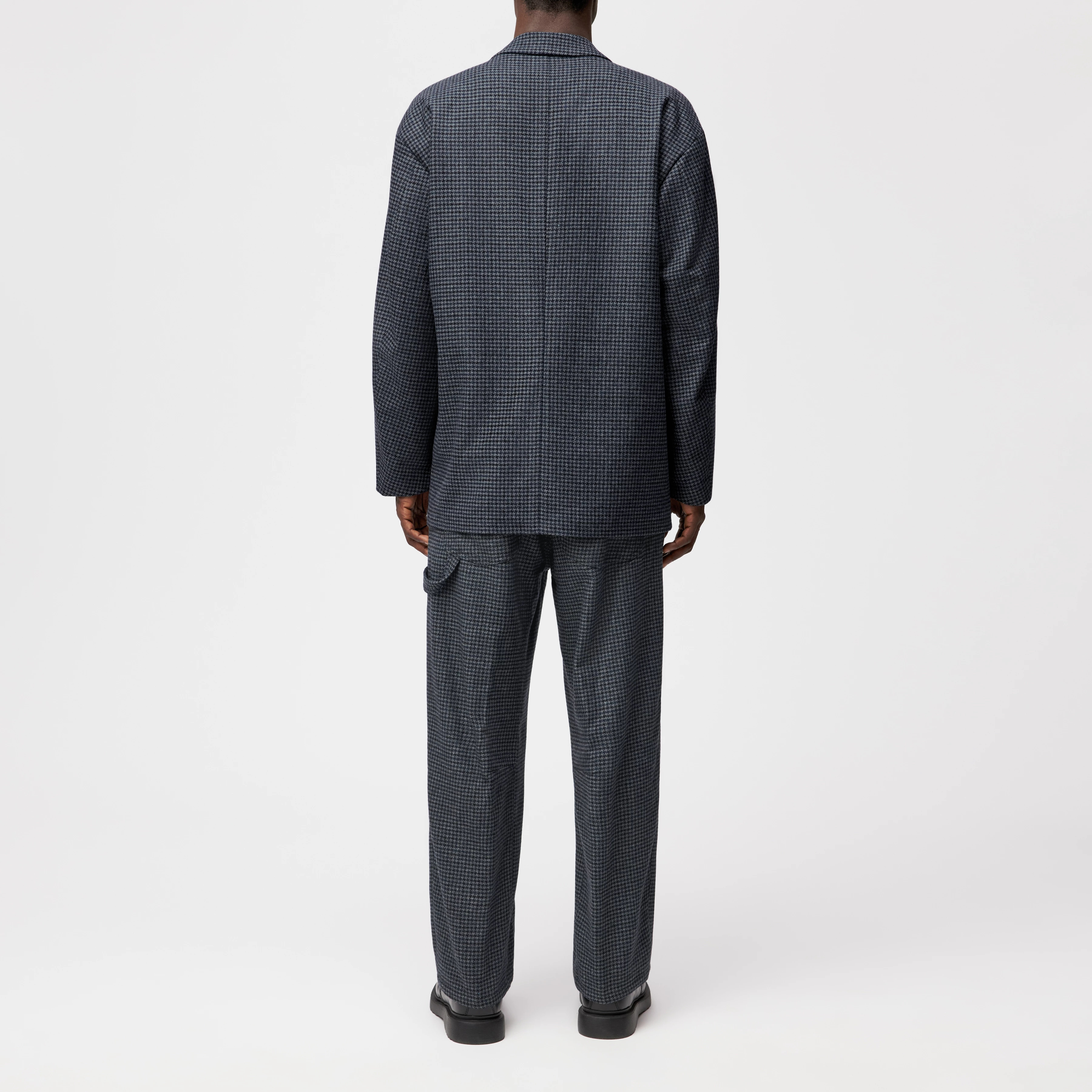 MADIM - Oversized Sakko in Woll-Mix - Herren - grau - Rückansicht