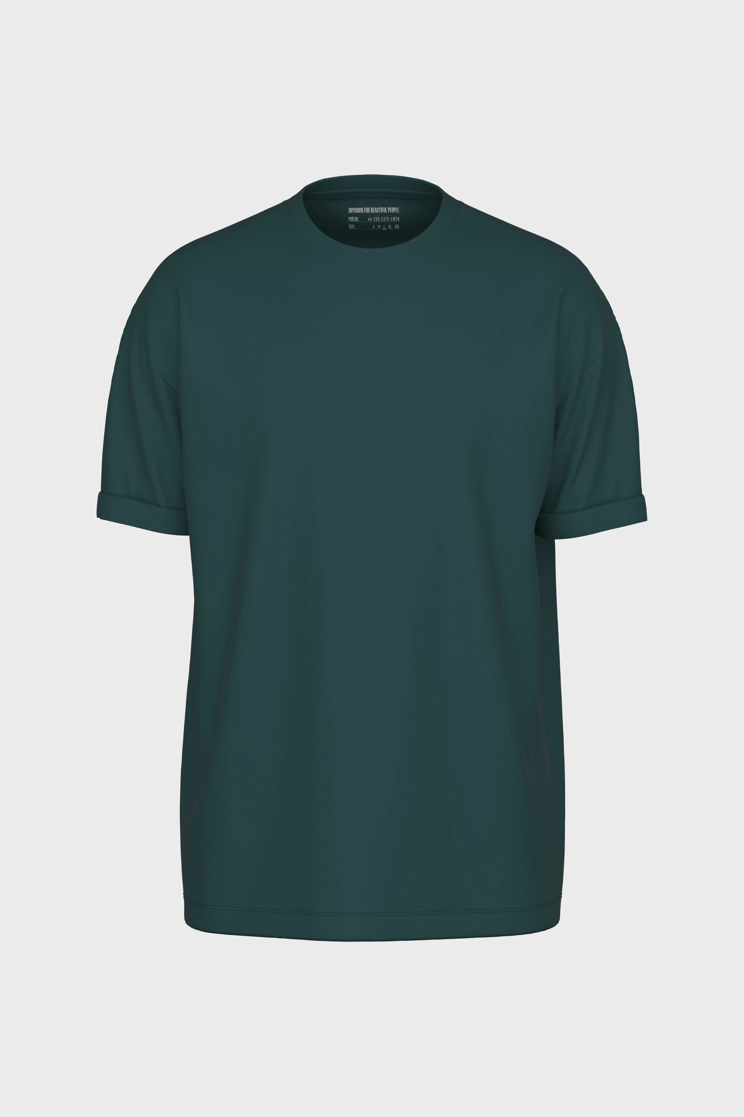 THILO - relaxed fit cotton T-Shirt - men - green - Freisteller Frontansicht