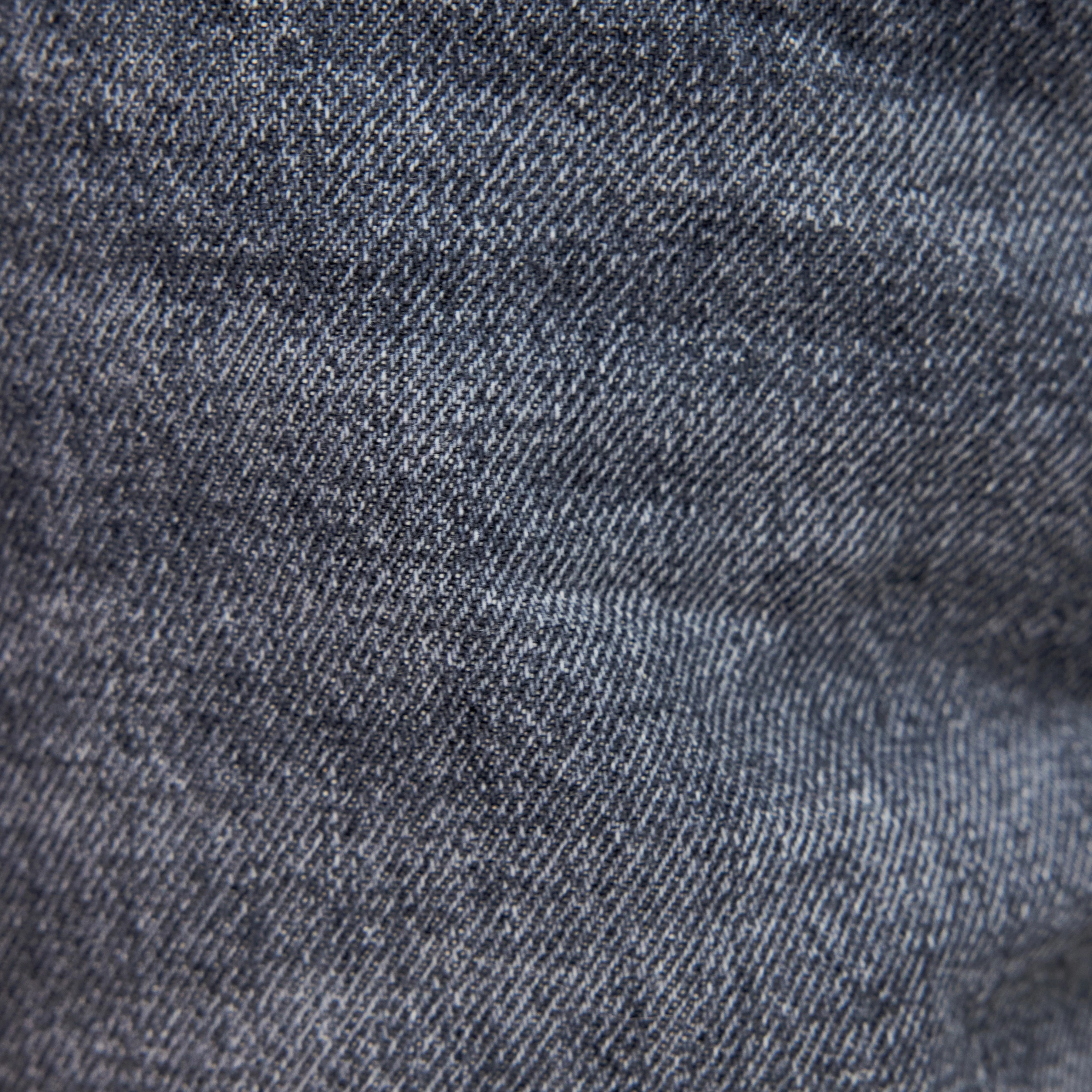 SEAR_1 - High Waist Denim with Wide Leg and Open Cut - women - blue - Materialbild (B2C)