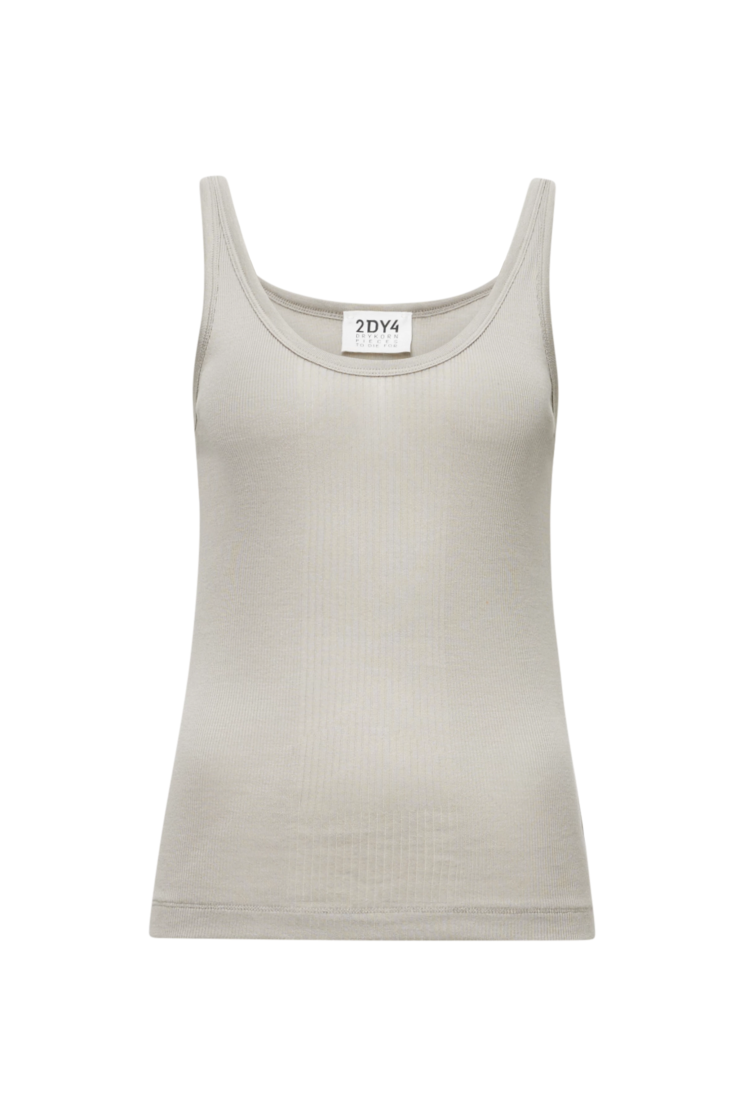 SORNIN - Top in Pima cotton - women - beige - Freisteller Frontansicht