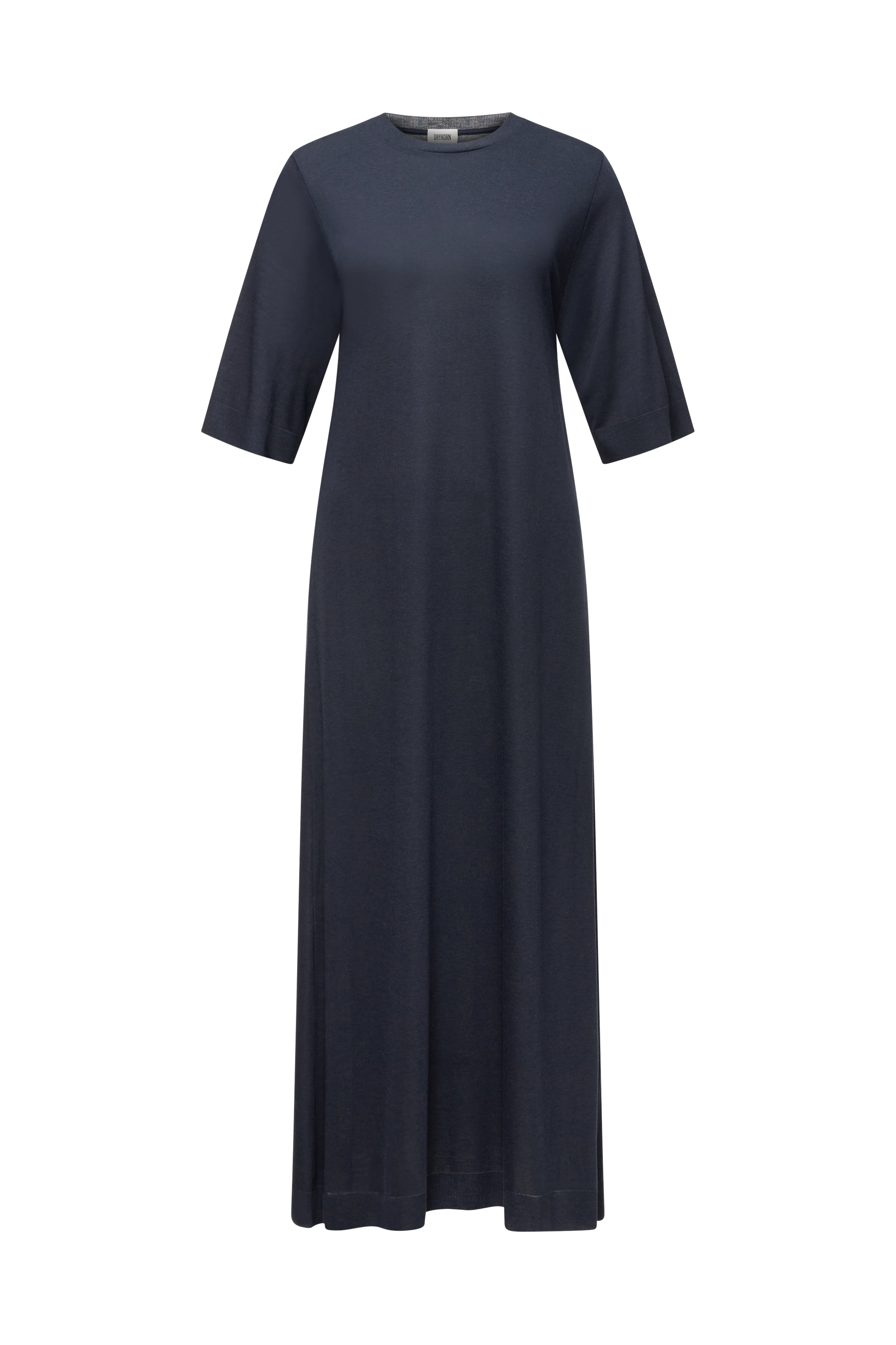 Dames jurk van jersey LOVIM_2 in blauw van DRYKORN